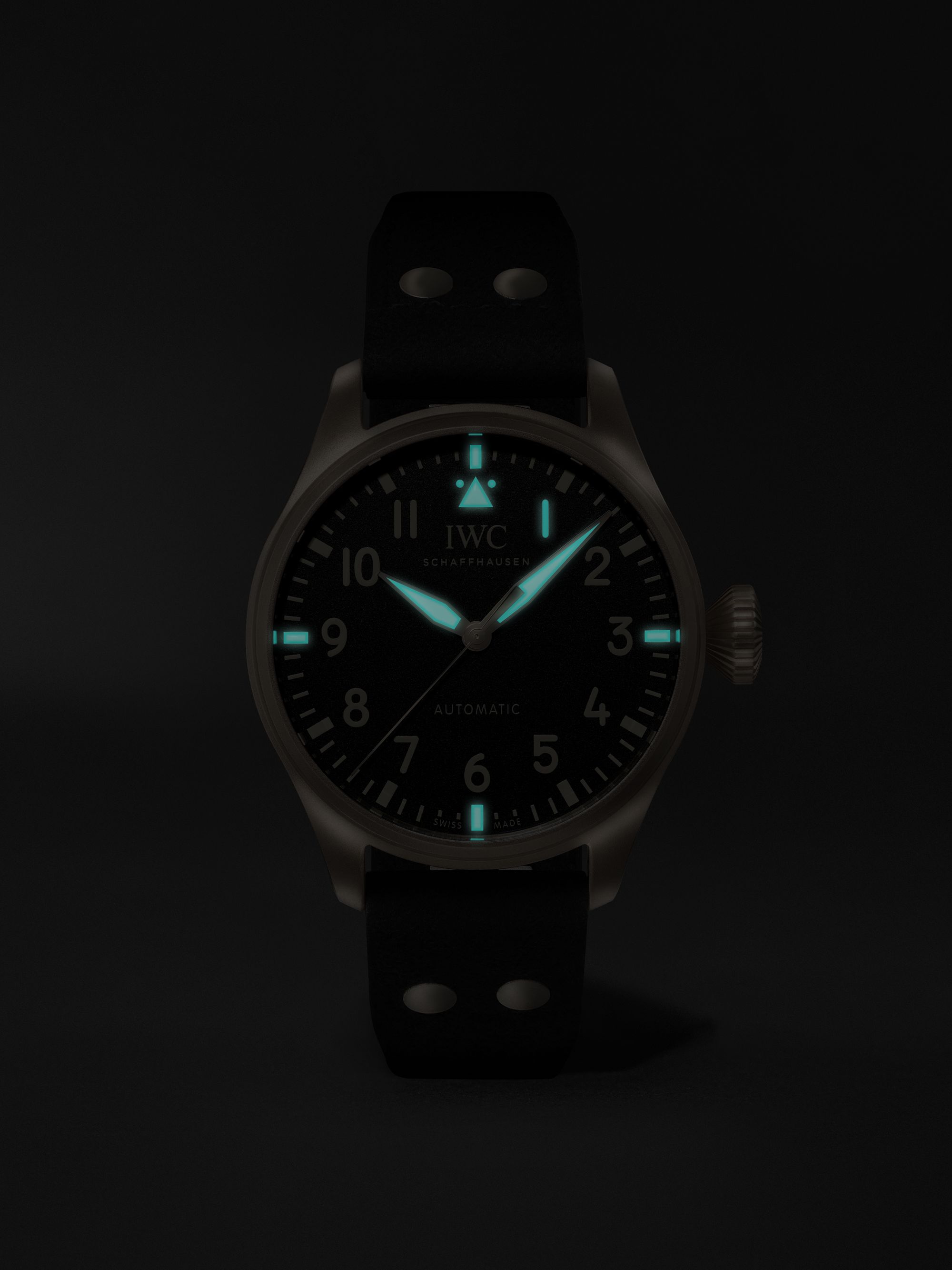 IWC SCHAFFHAUSEN Big Pilot's 43 Automatic 43mm Bronze and Alcantara Watch, Ref. No. IW329703