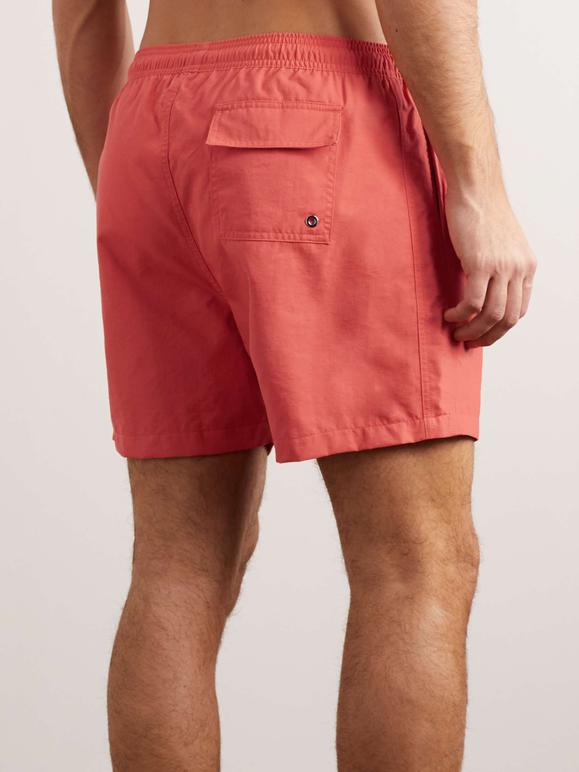 MR P. Straight-Leg Mid-Length Swim Shorts