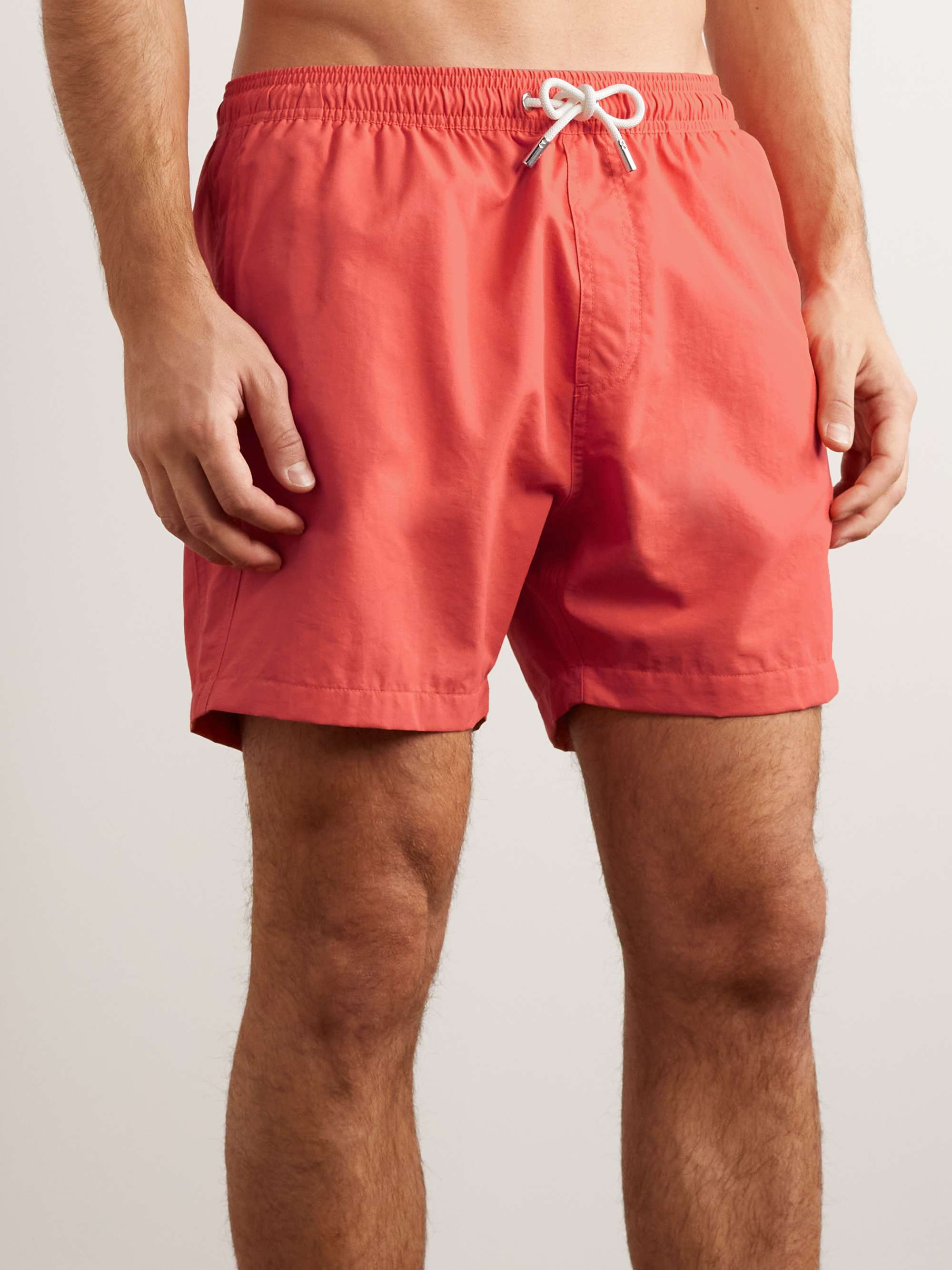 MR P. Straight-Leg Mid-Length Swim Shorts