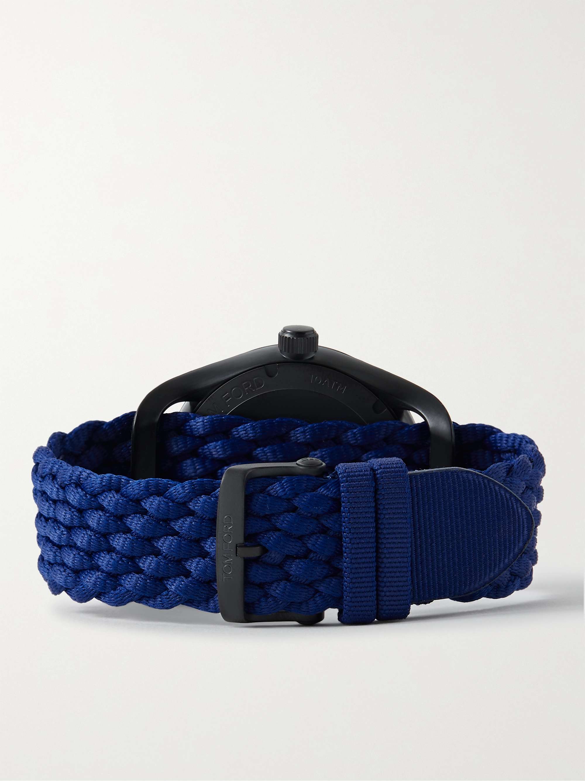 TOM FORD TIMEPIECES 002 40mm Ocean Plastic and Recycled-Canvas Watch