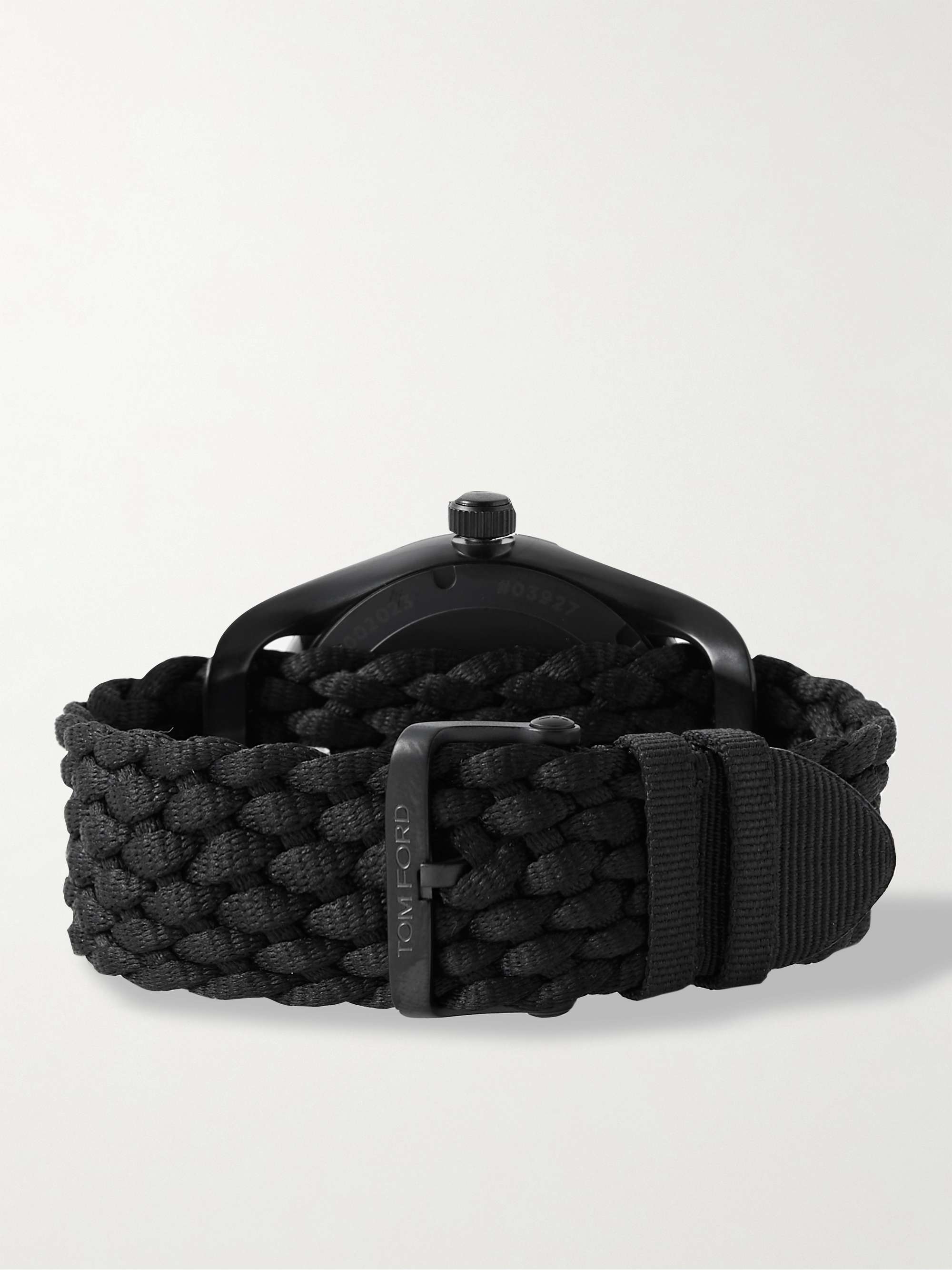 TOM FORD TIMEPIECES 002 40mm Ocean Plastic and Recycled-Canvas Watch