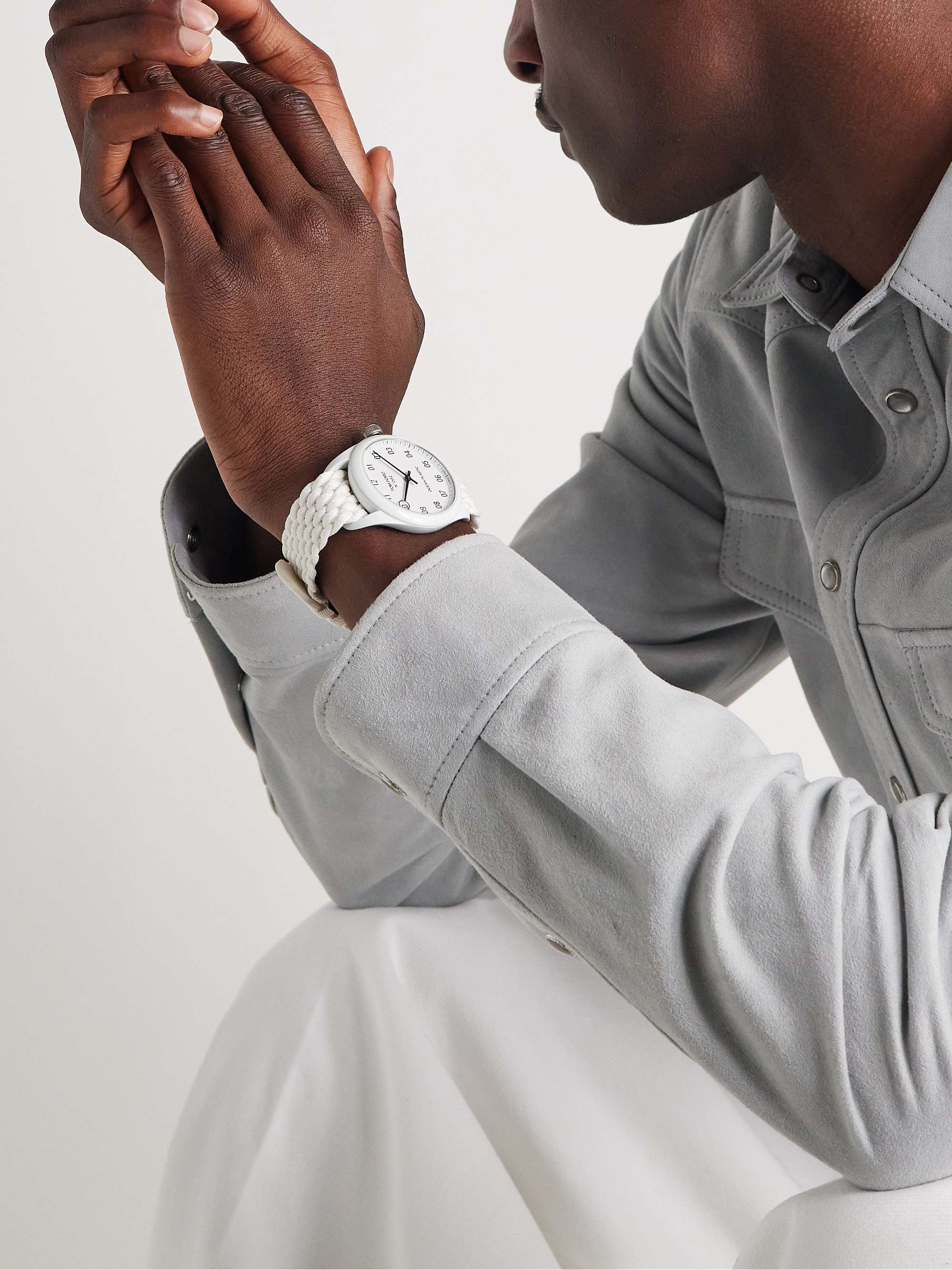 TOM FORD TIMEPIECES 002 40mm Ocean Plastic and Recycled-Canvas Watch