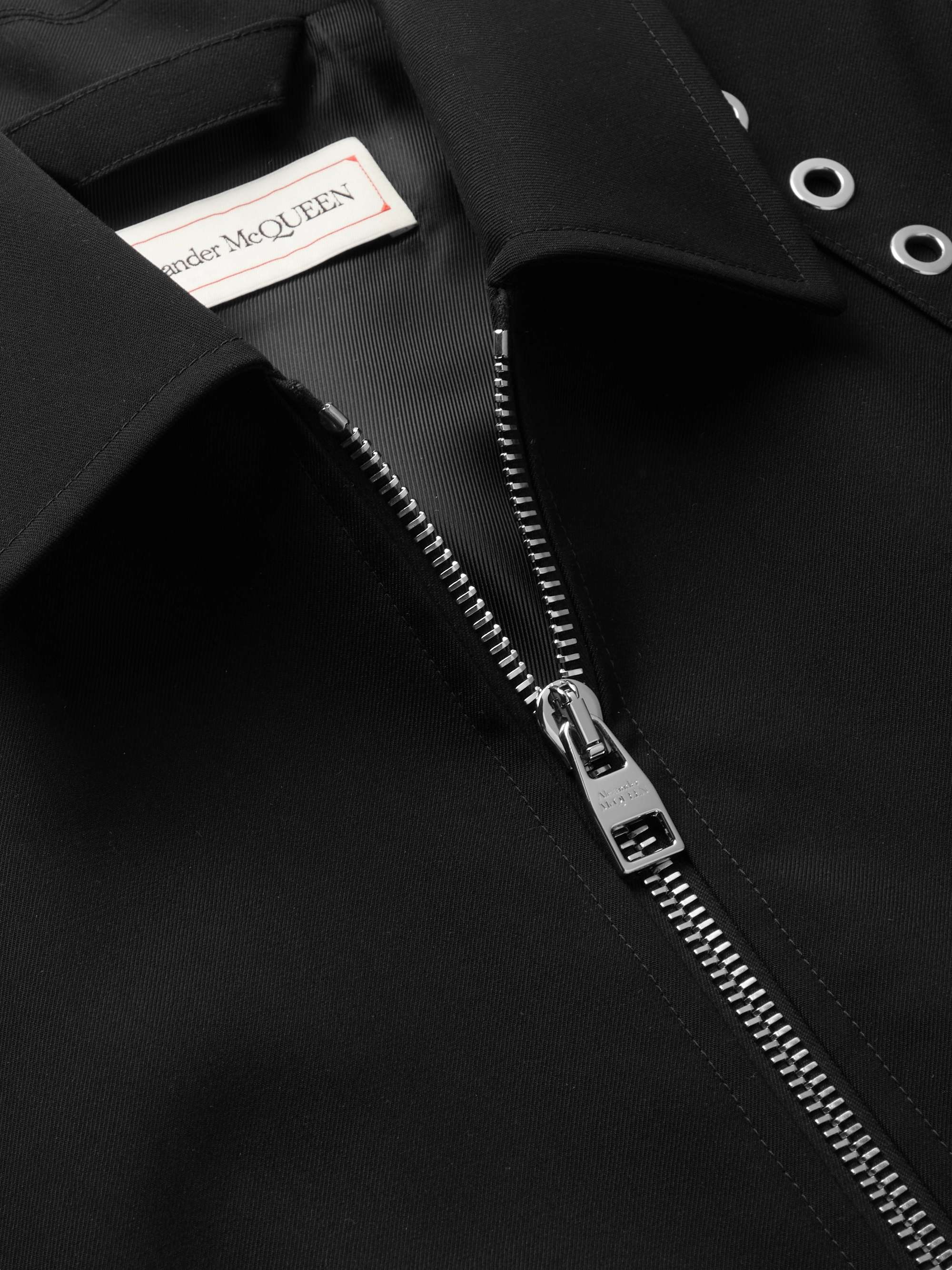 ALEXANDER MCQUEEN Studded Wool Bomber Jacket