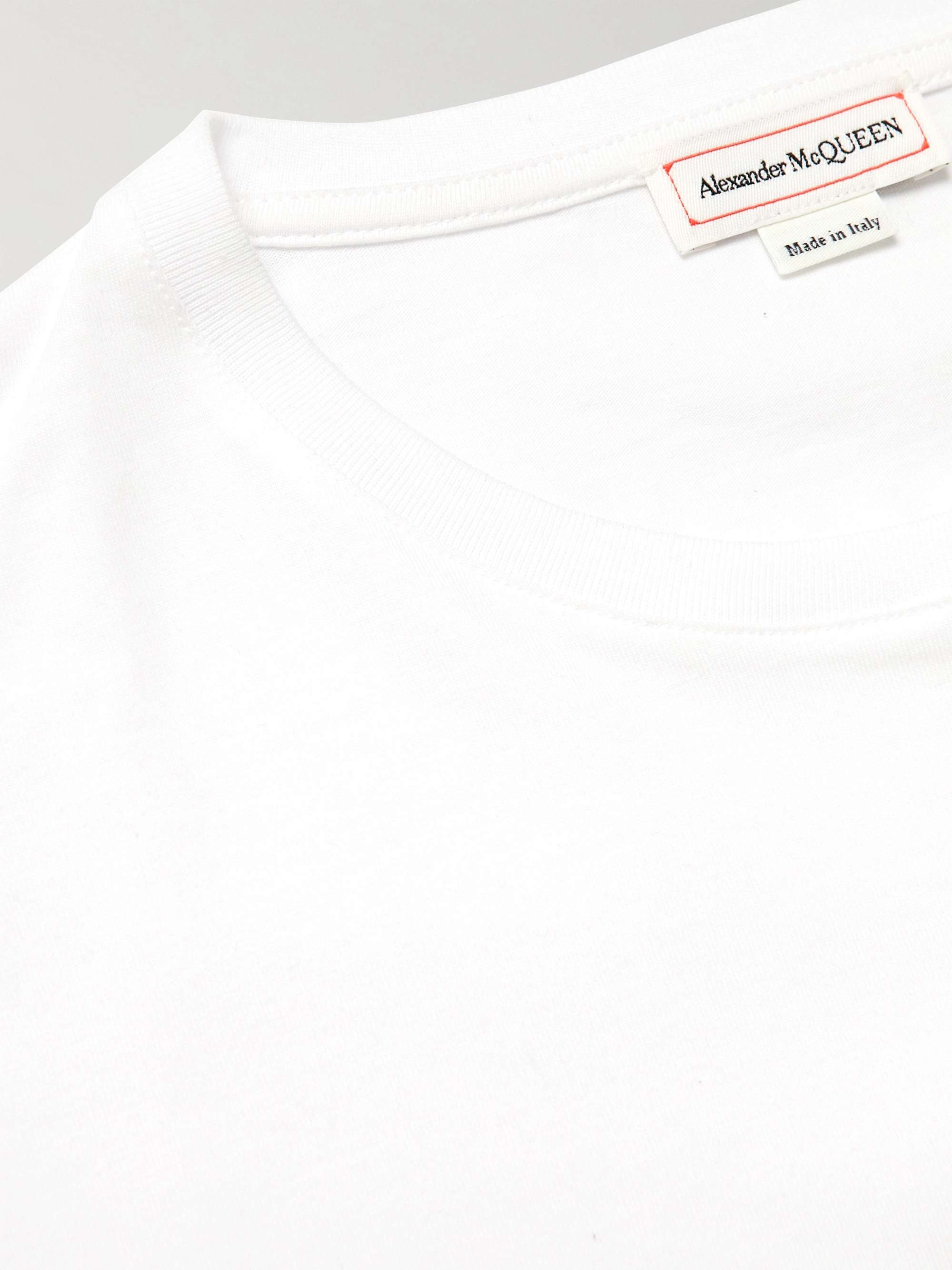 ALEXANDER MCQUEEN Logo-Print Cotton-Jersey T-Shirt