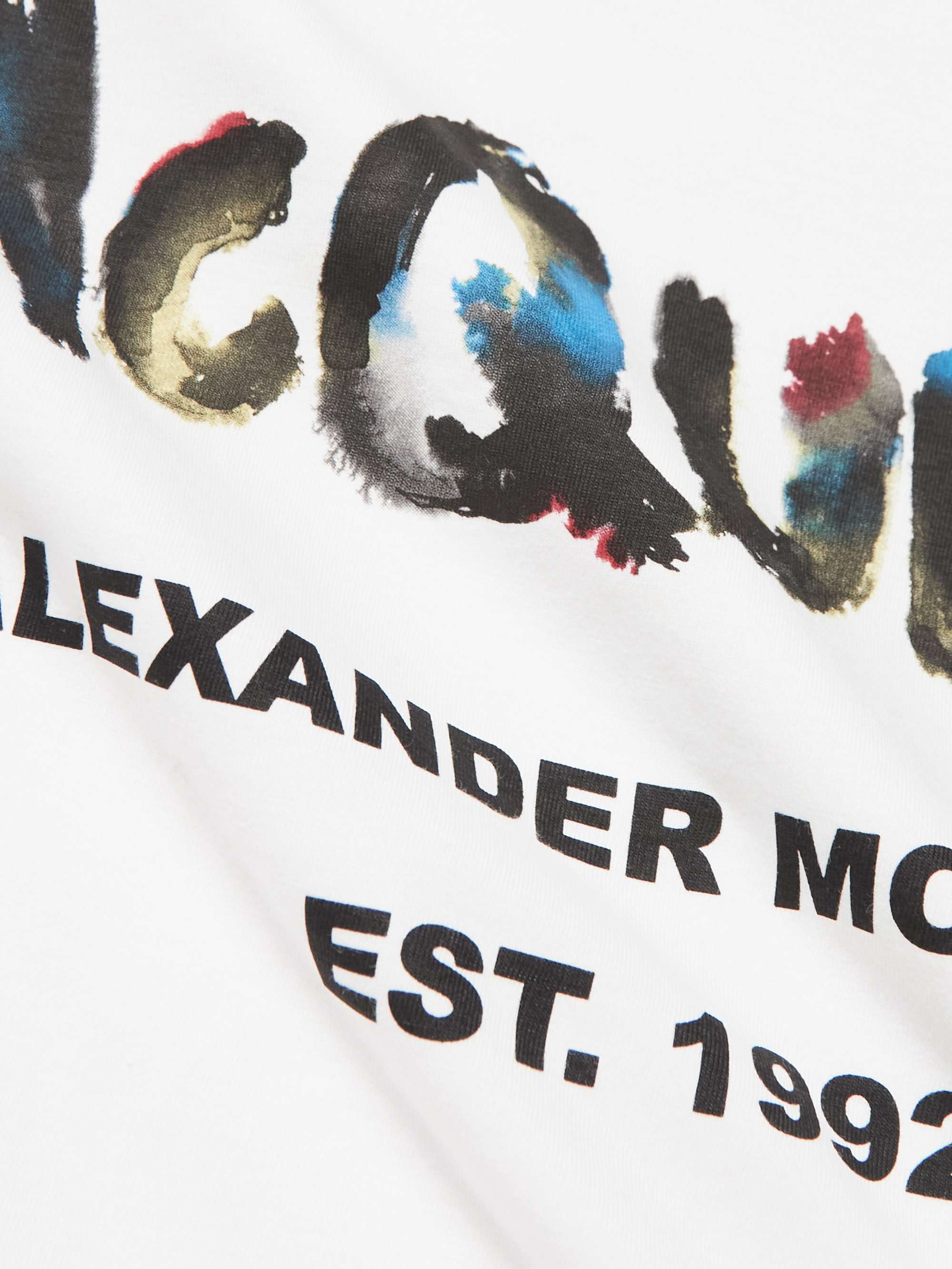 ALEXANDER MCQUEEN Logo-Print Cotton-Jersey T-Shirt