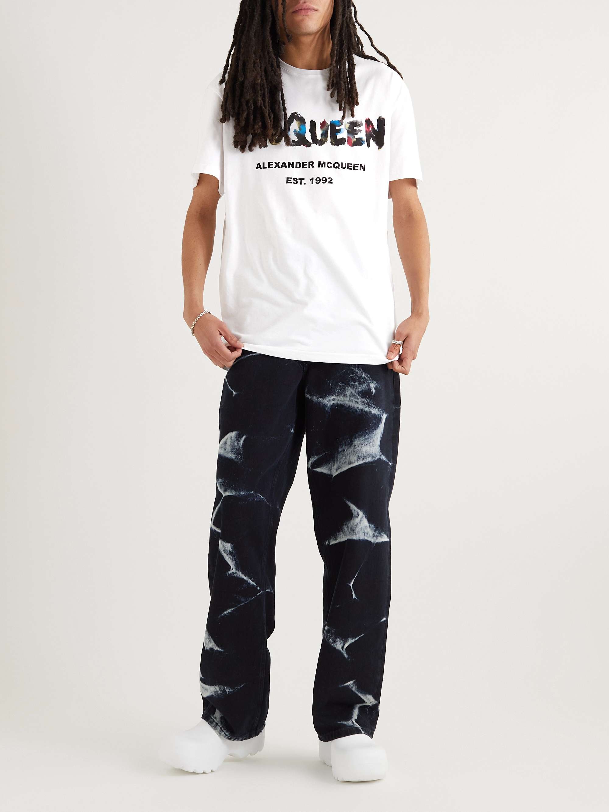 ALEXANDER MCQUEEN Logo-Print Cotton-Jersey T-Shirt