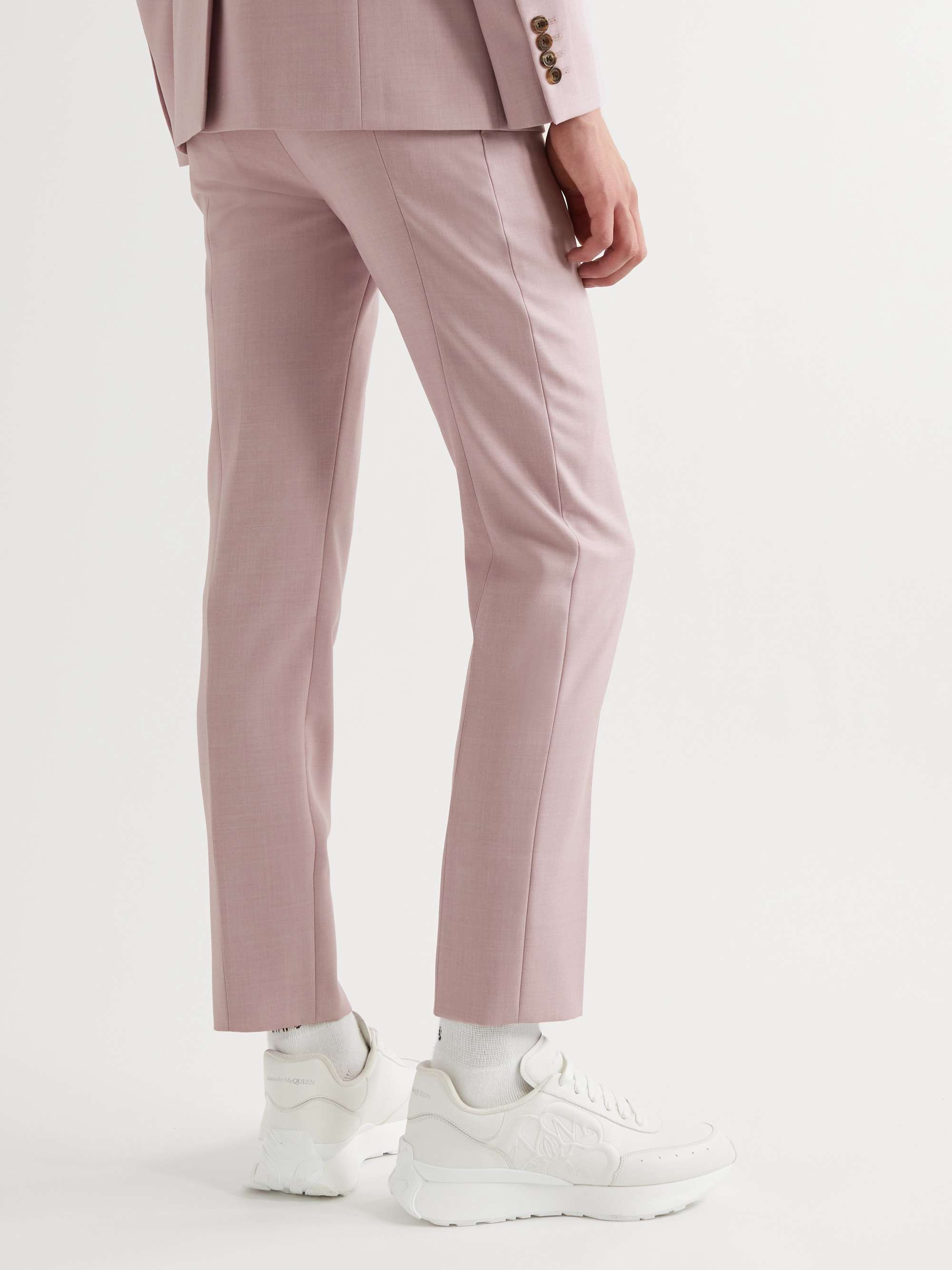ALEXANDER MCQUEEN Slim-Fit Twill Trousers