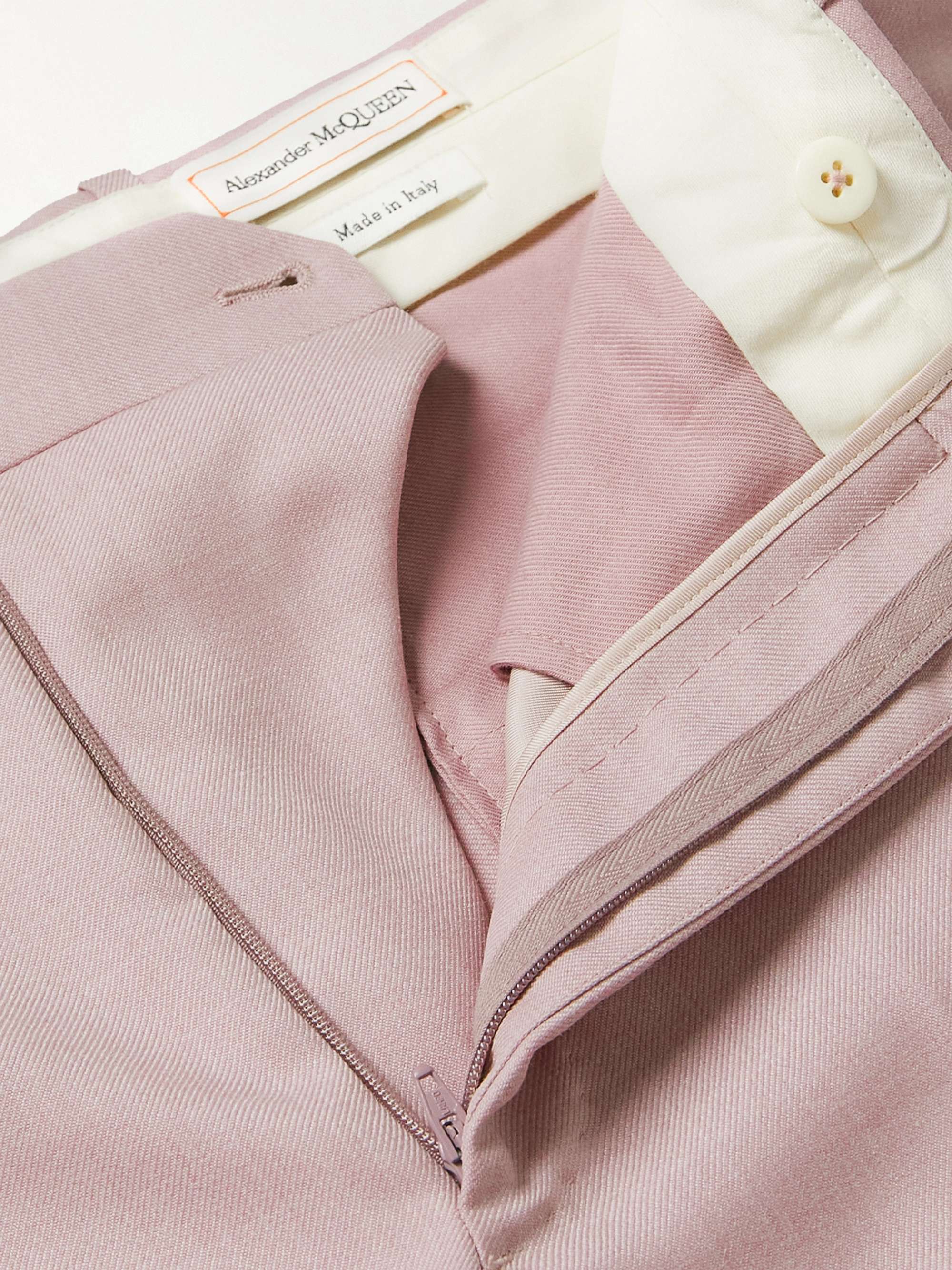 ALEXANDER MCQUEEN Slim-Fit Twill Trousers