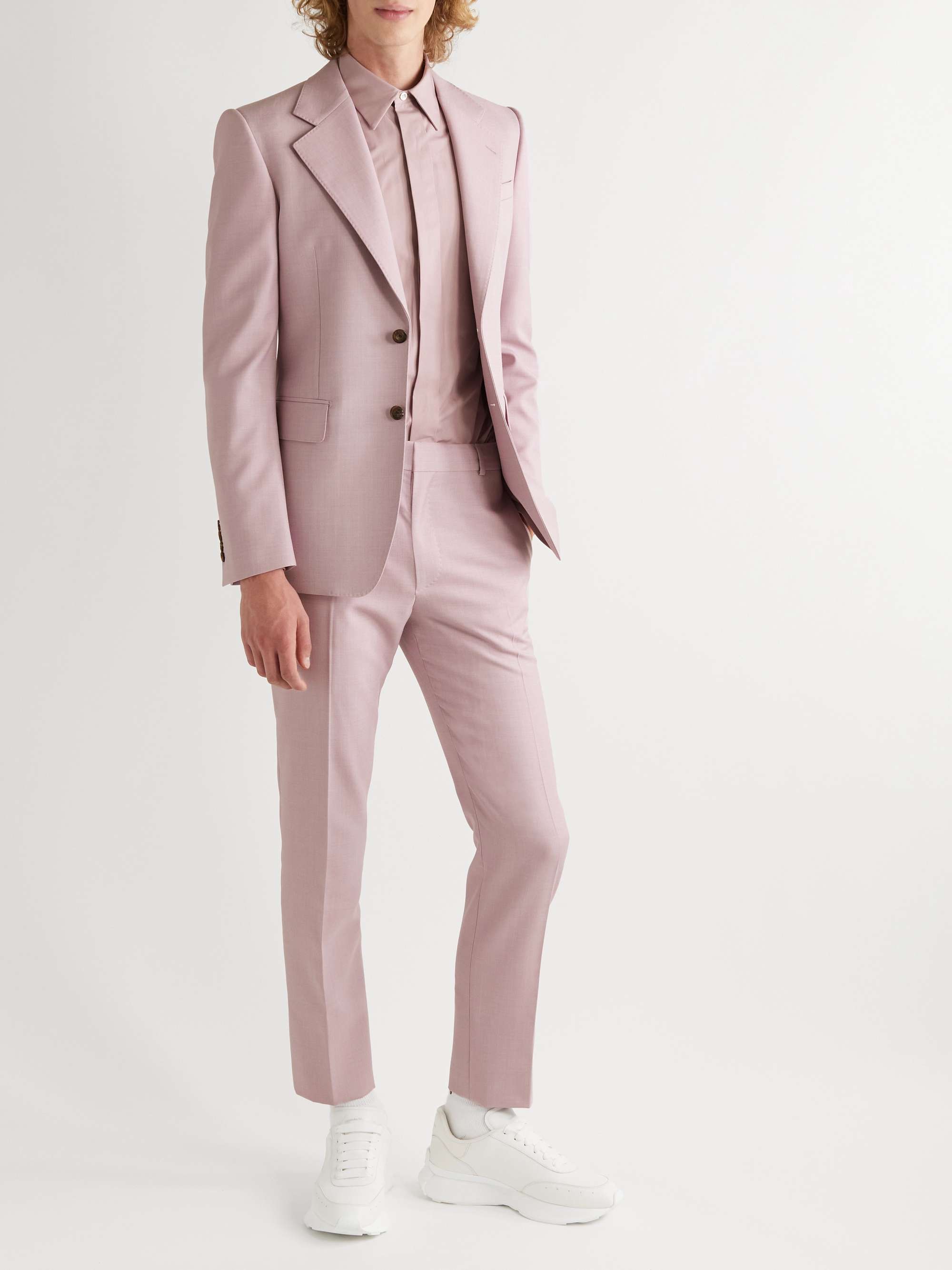 ALEXANDER MCQUEEN Slim-Fit Twill Trousers