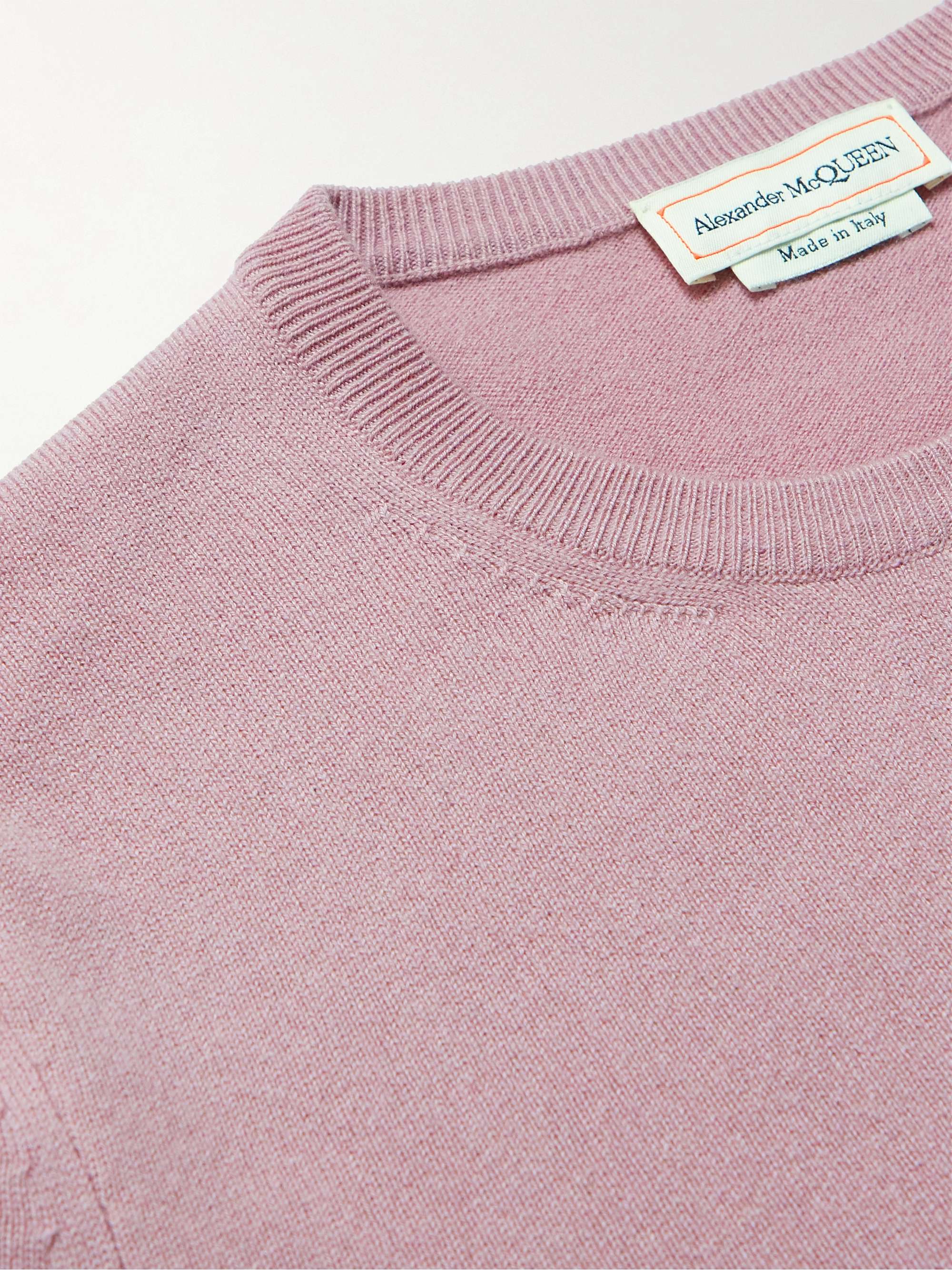 ALEXANDER MCQUEEN Instarsia Cashmere Sweater