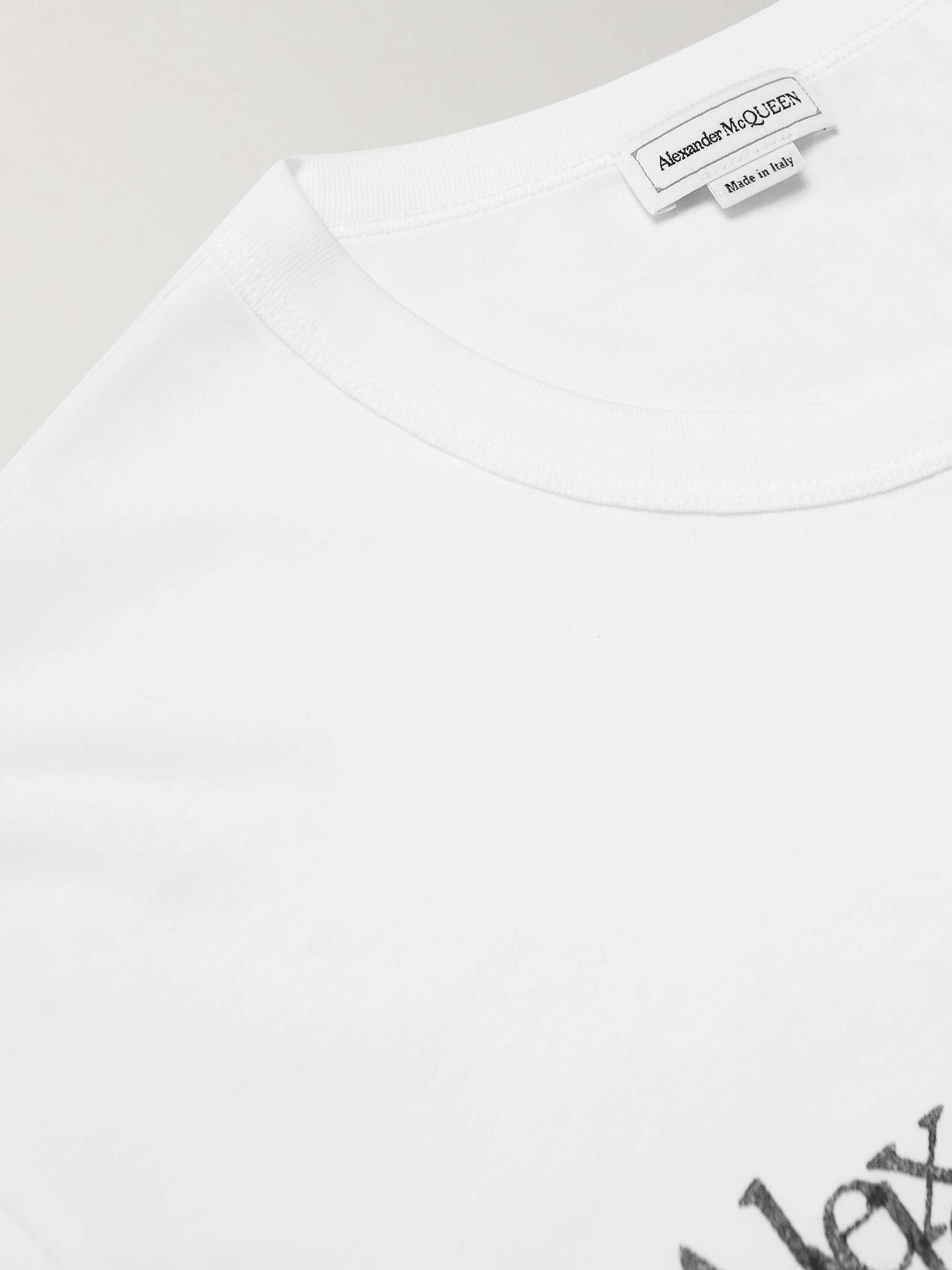 ALEXANDER MCQUEEN Logo-Print Cotton-Jersey T-Shirt