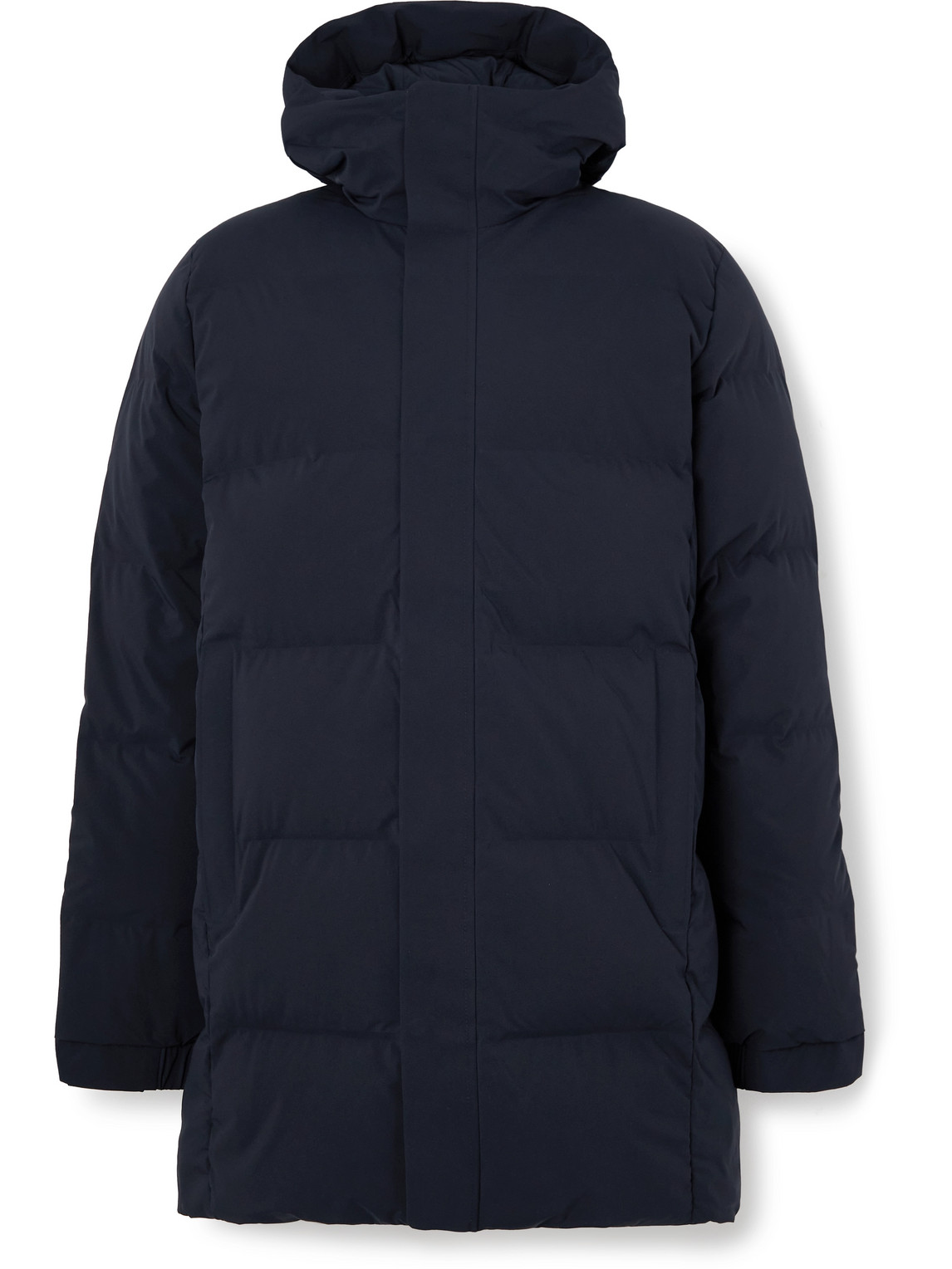 Shop Nn07 Golf 8181 Quilted Shell Hooded Down Jacket In Blue