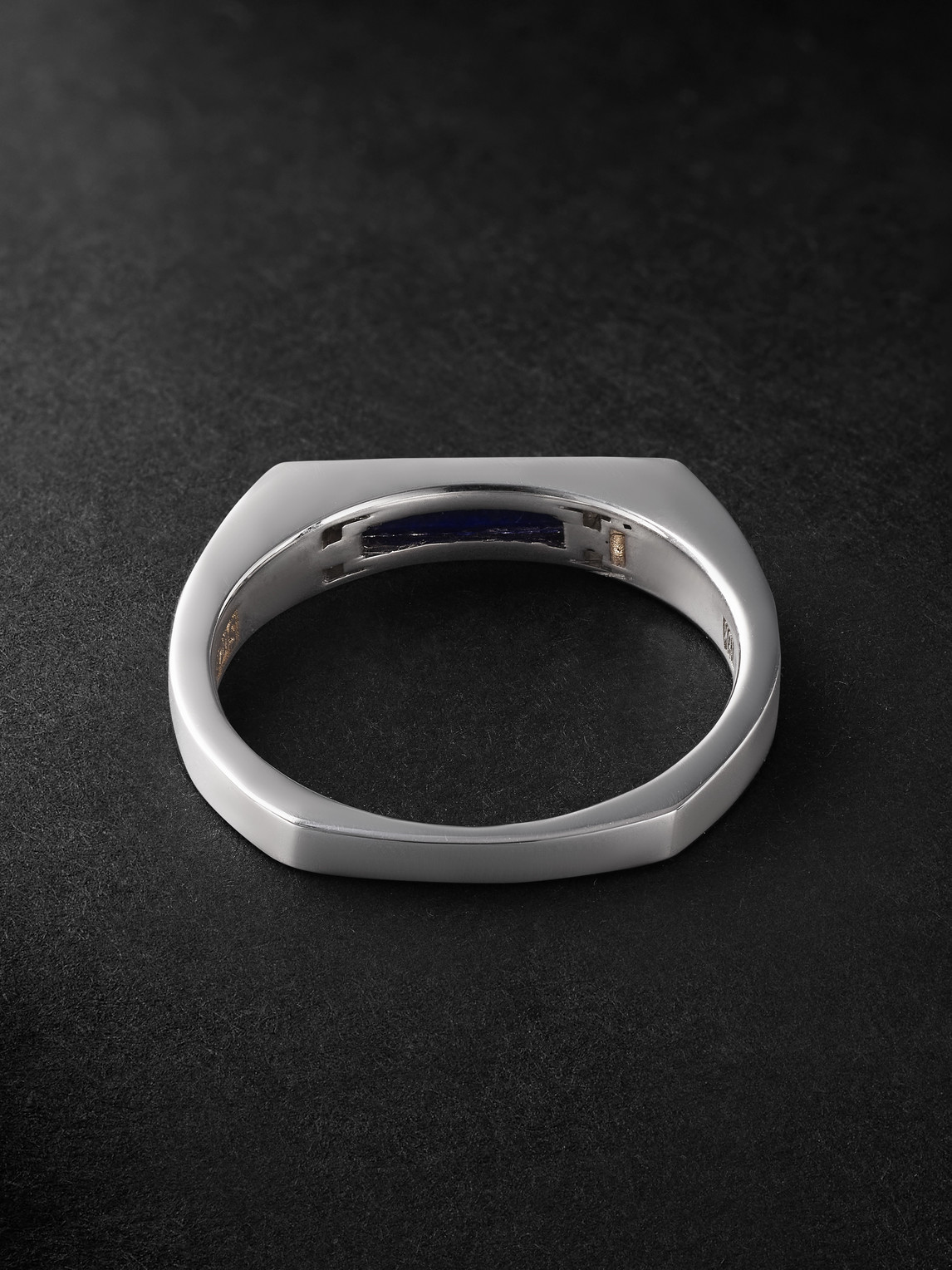 Shop Suzanne Kalan White Gold, Lapis Lazuli And Diamond Ring In Blue