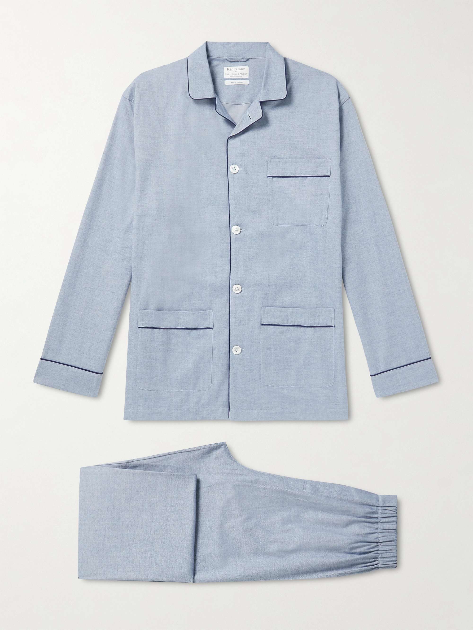 buy store‎ Pyjamas Herringbone Blue Herringbone Cotton Brushed Cotton ...