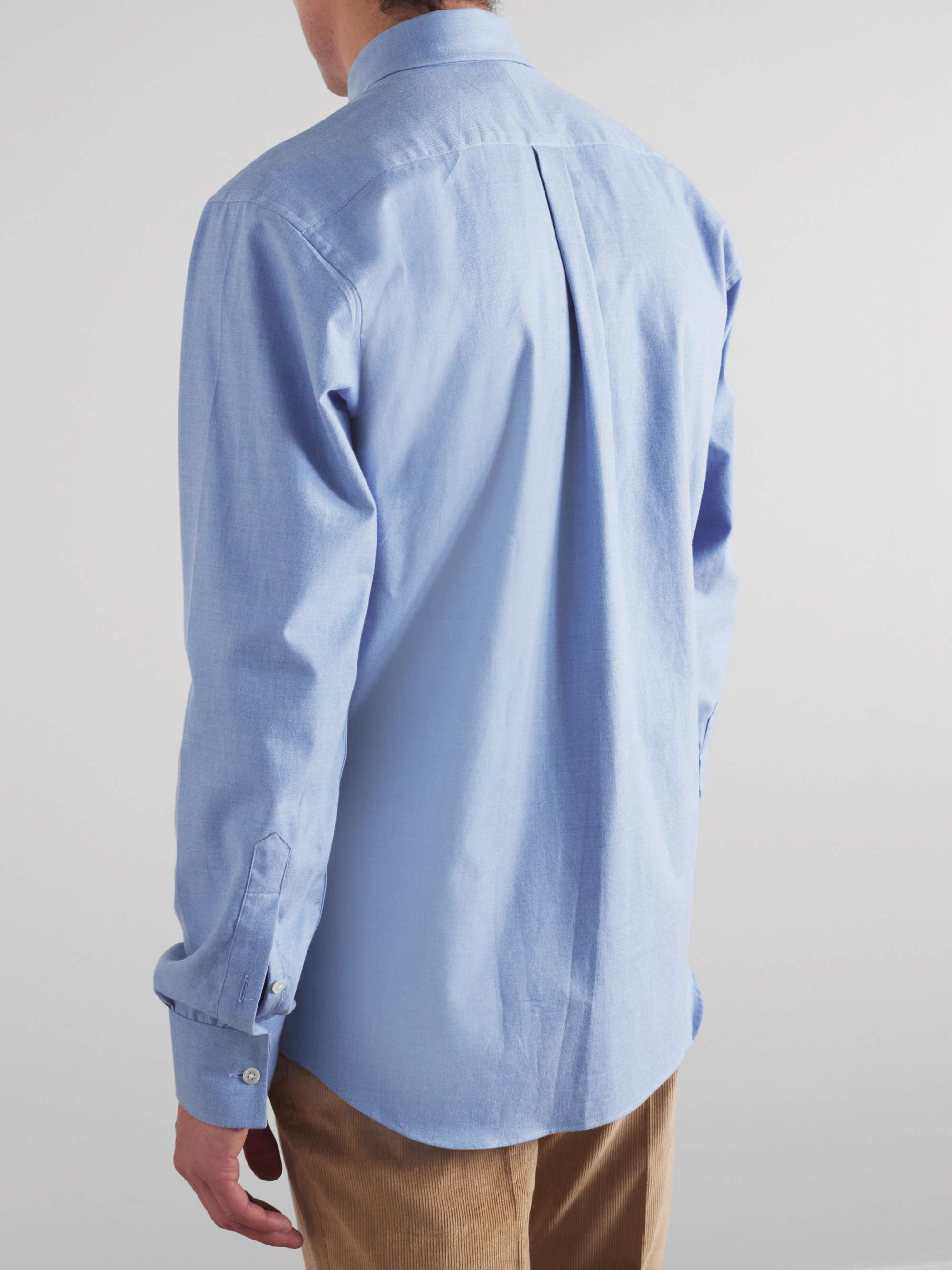 KINGSMAN Button-Down Collar Cotton-Twill Shirt