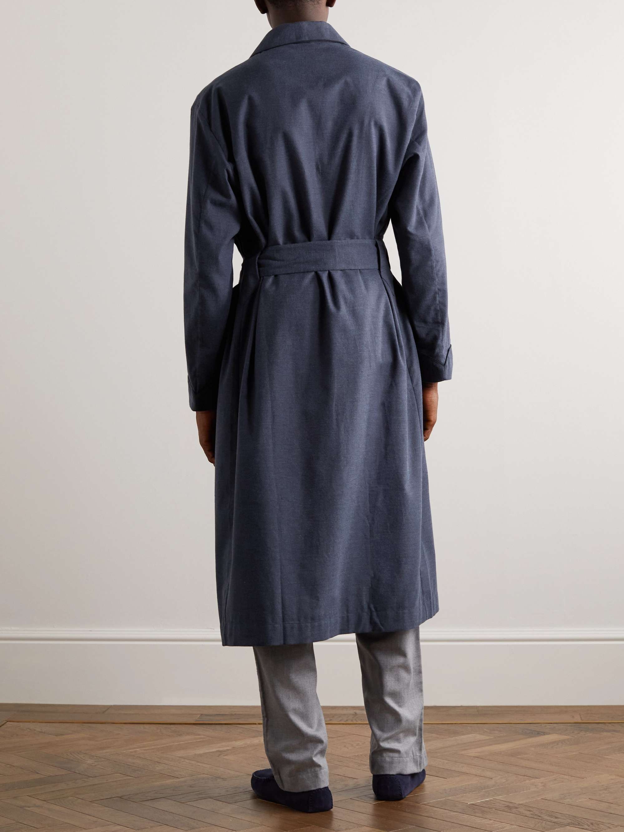 KINGSMAN Brushed Cotton-Twill Robe