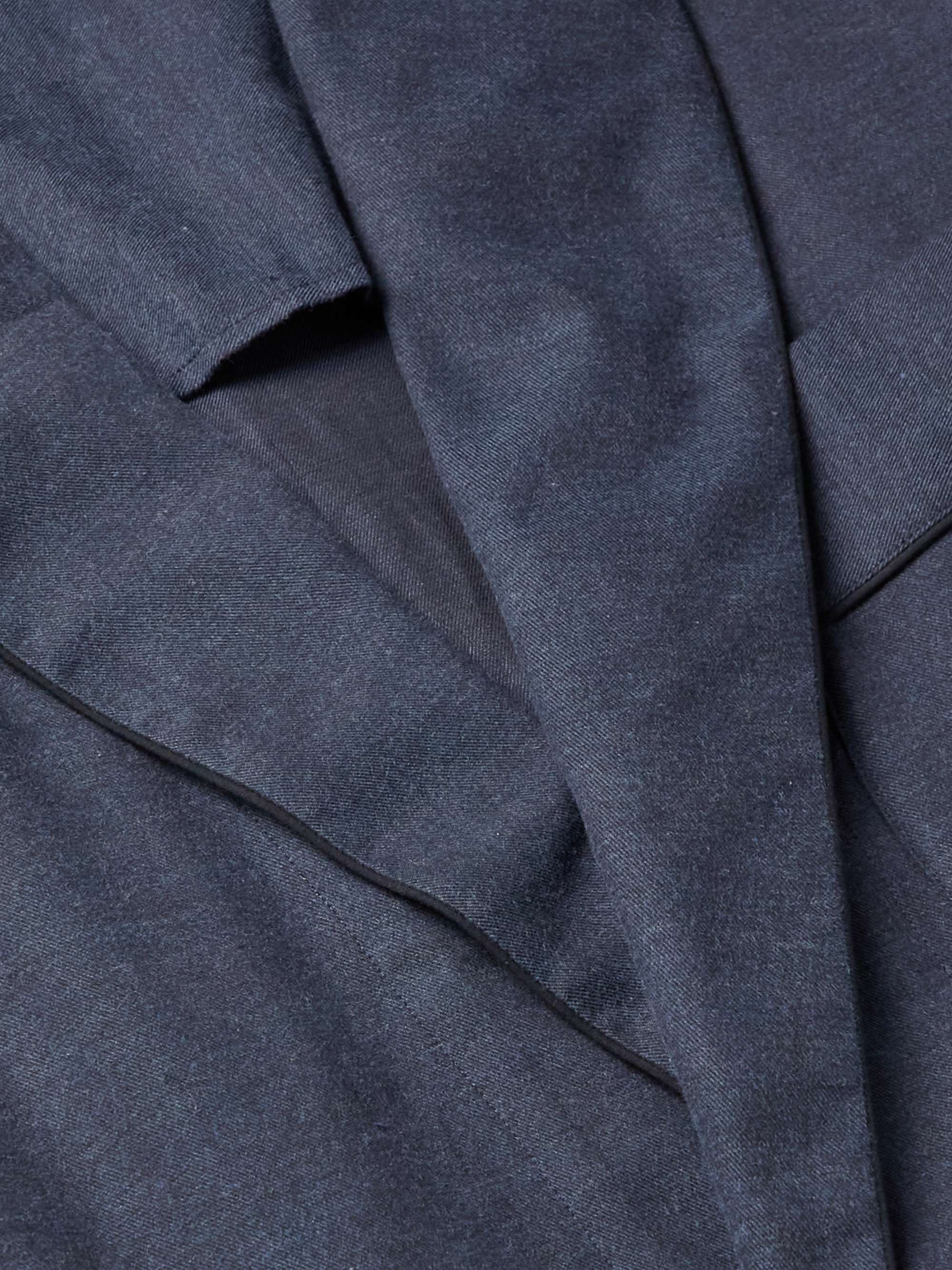 KINGSMAN Brushed Cotton-Twill Robe