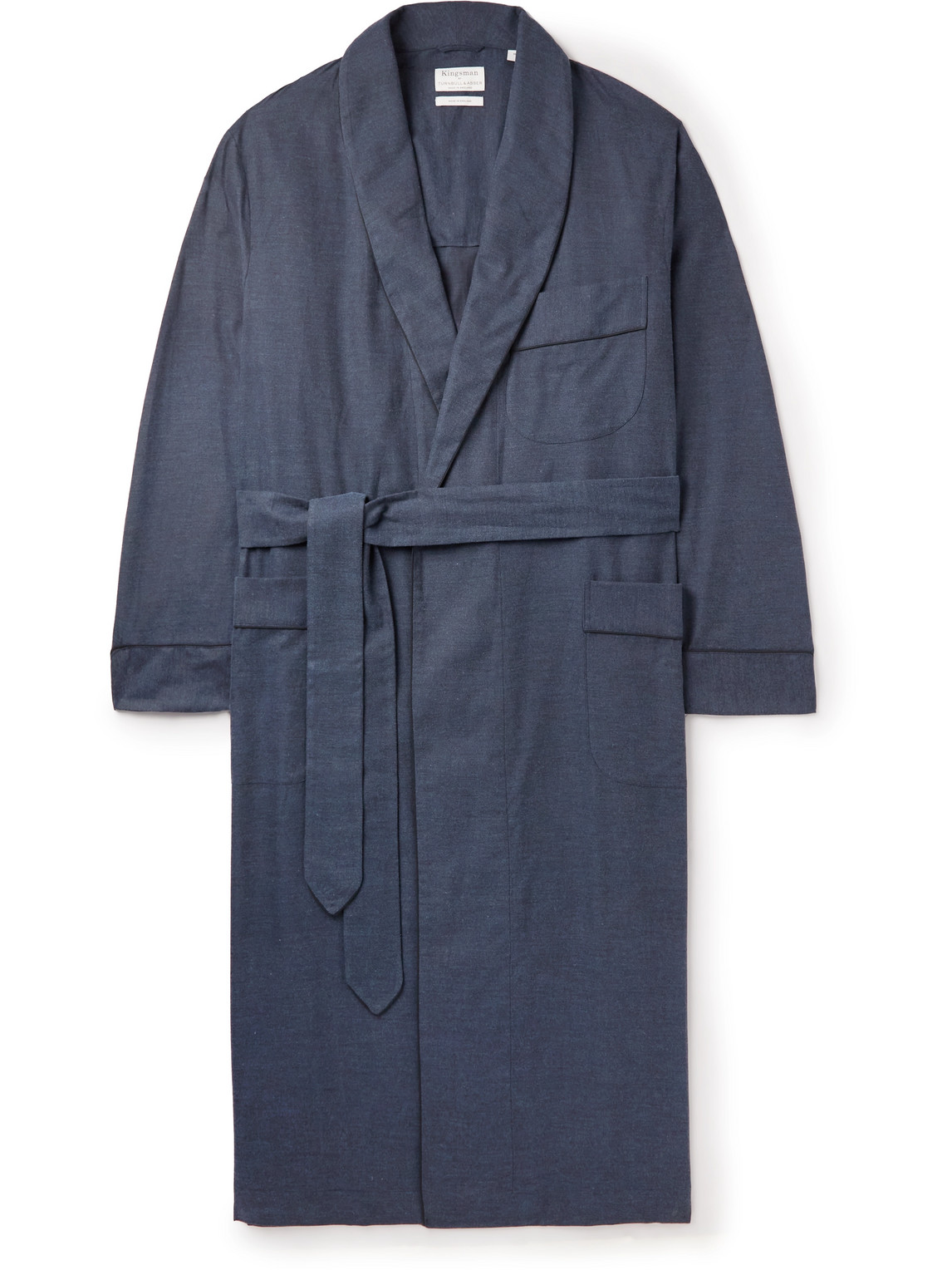 Brushed Cotton-Twill Robe