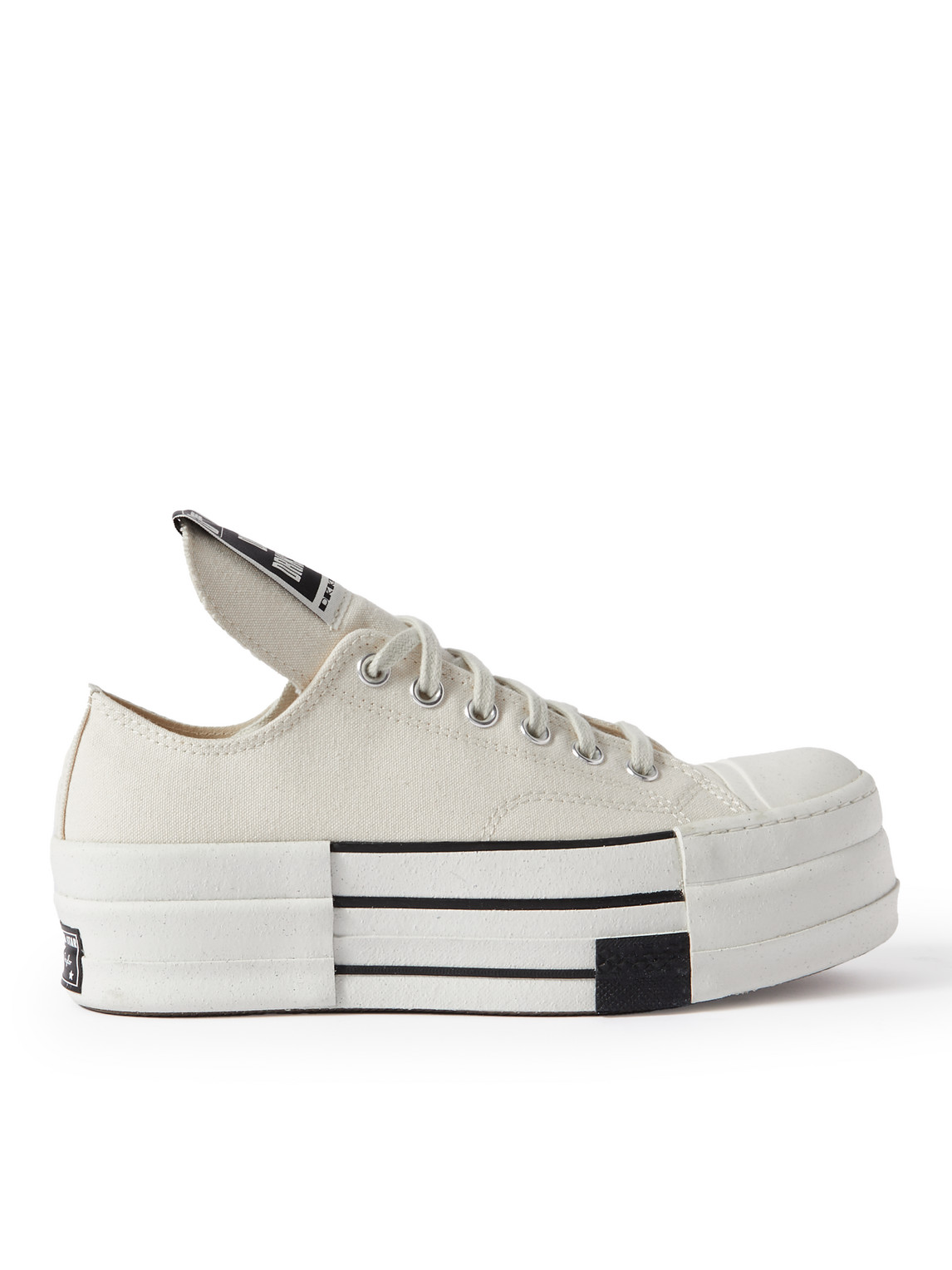 Rick Owens Unisex Beige Trainers In Natural
