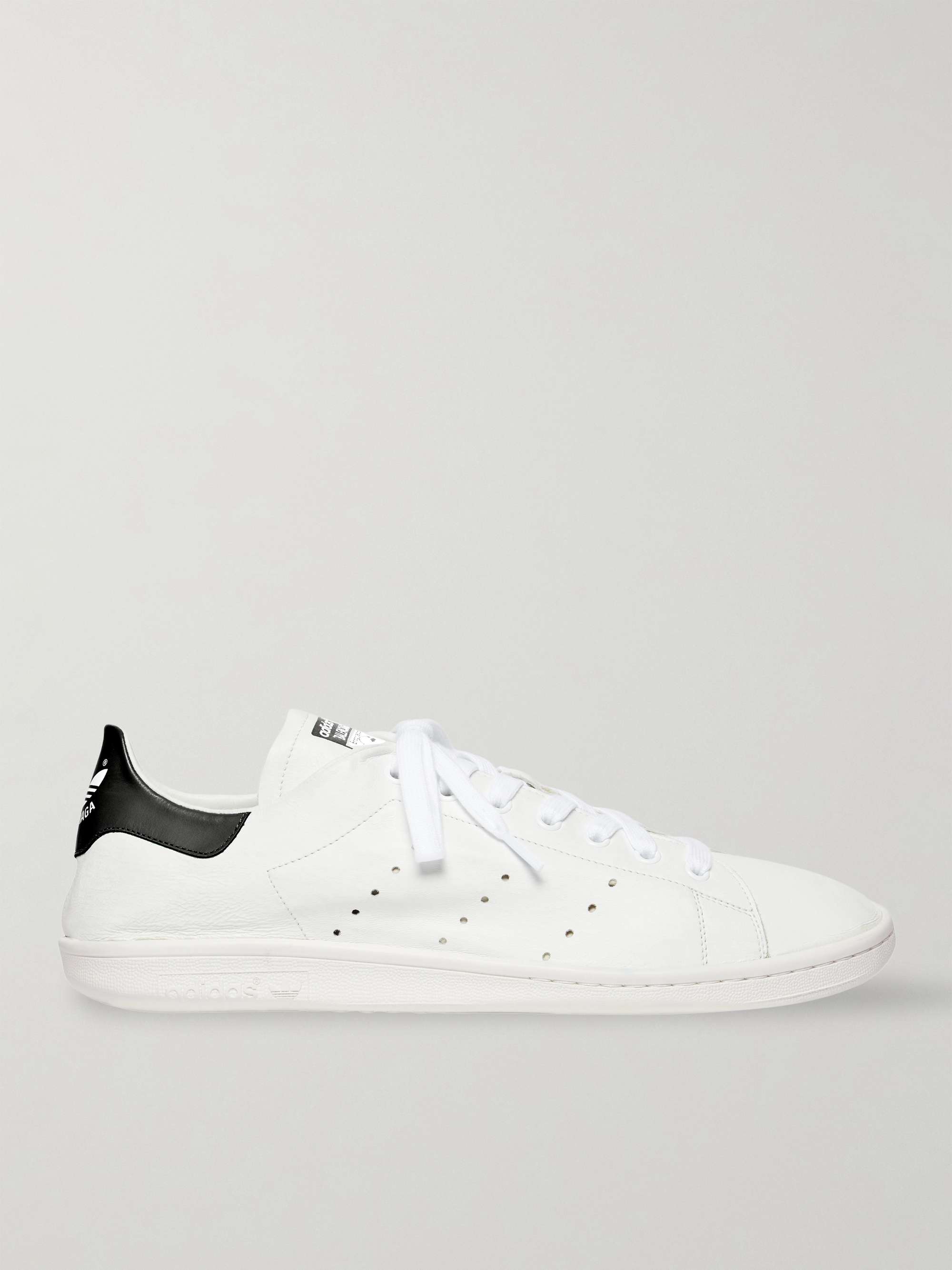 BALENCIAGA + adidas Stan Smith Leather Sneakers for Men | MR PORTER