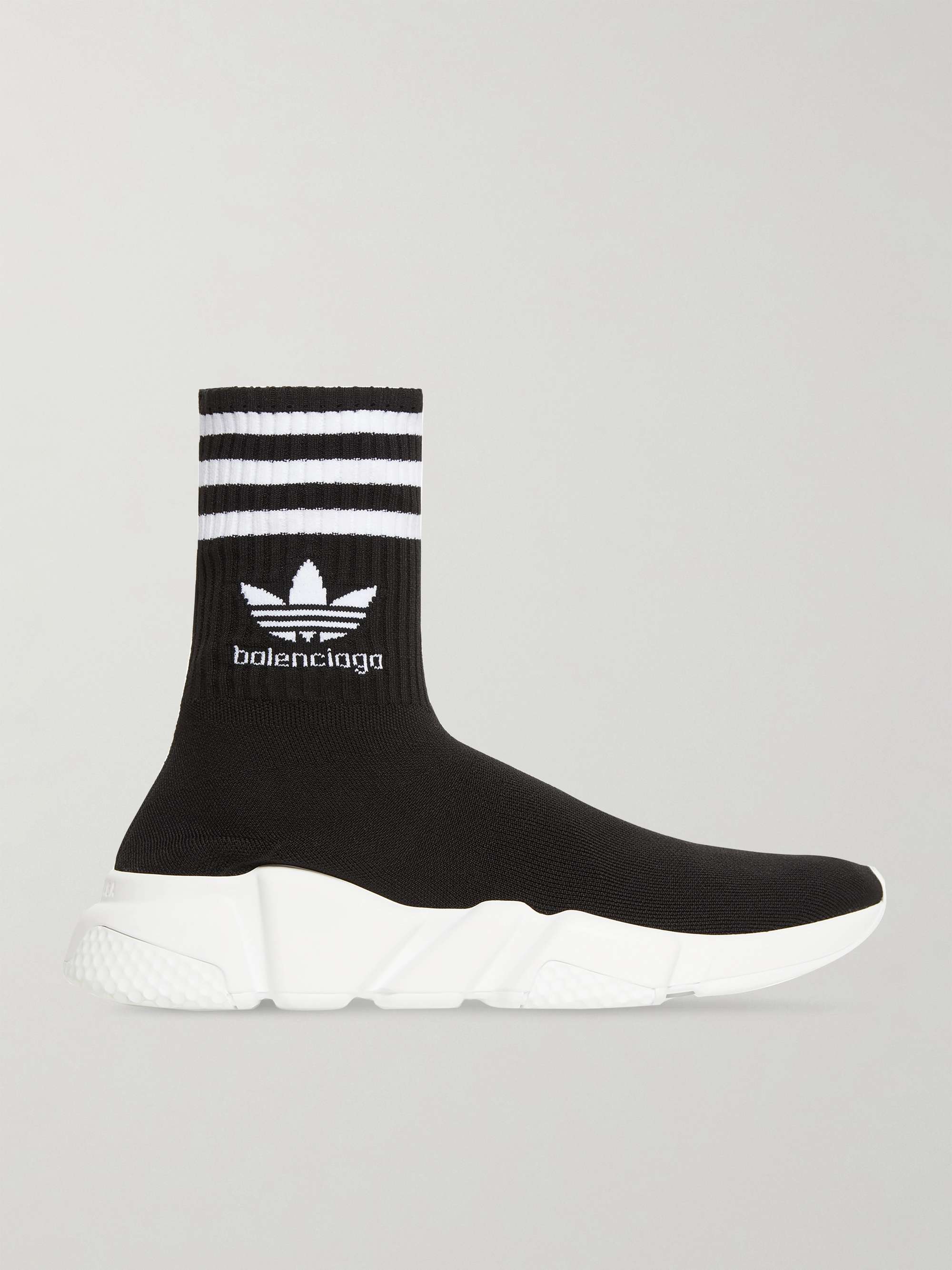 Toestemming delicatesse Alice BALENCIAGA + adidas Speed Light Logo-Jacquard Stretch-Knit Slip-On Sneakers  | MR PORTER