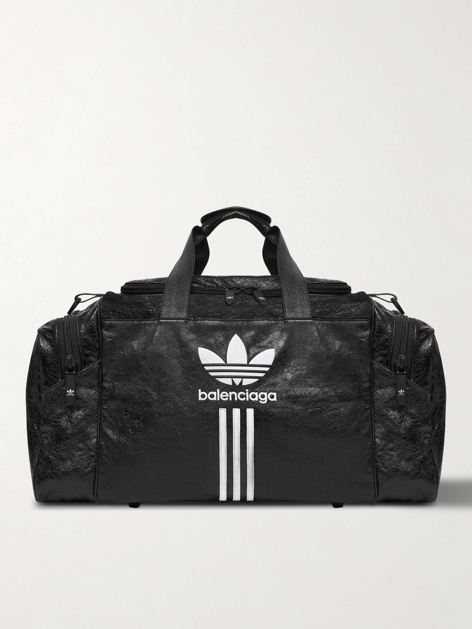 + Logo-Print Textured-Leather Weekend Bag MR PORTER