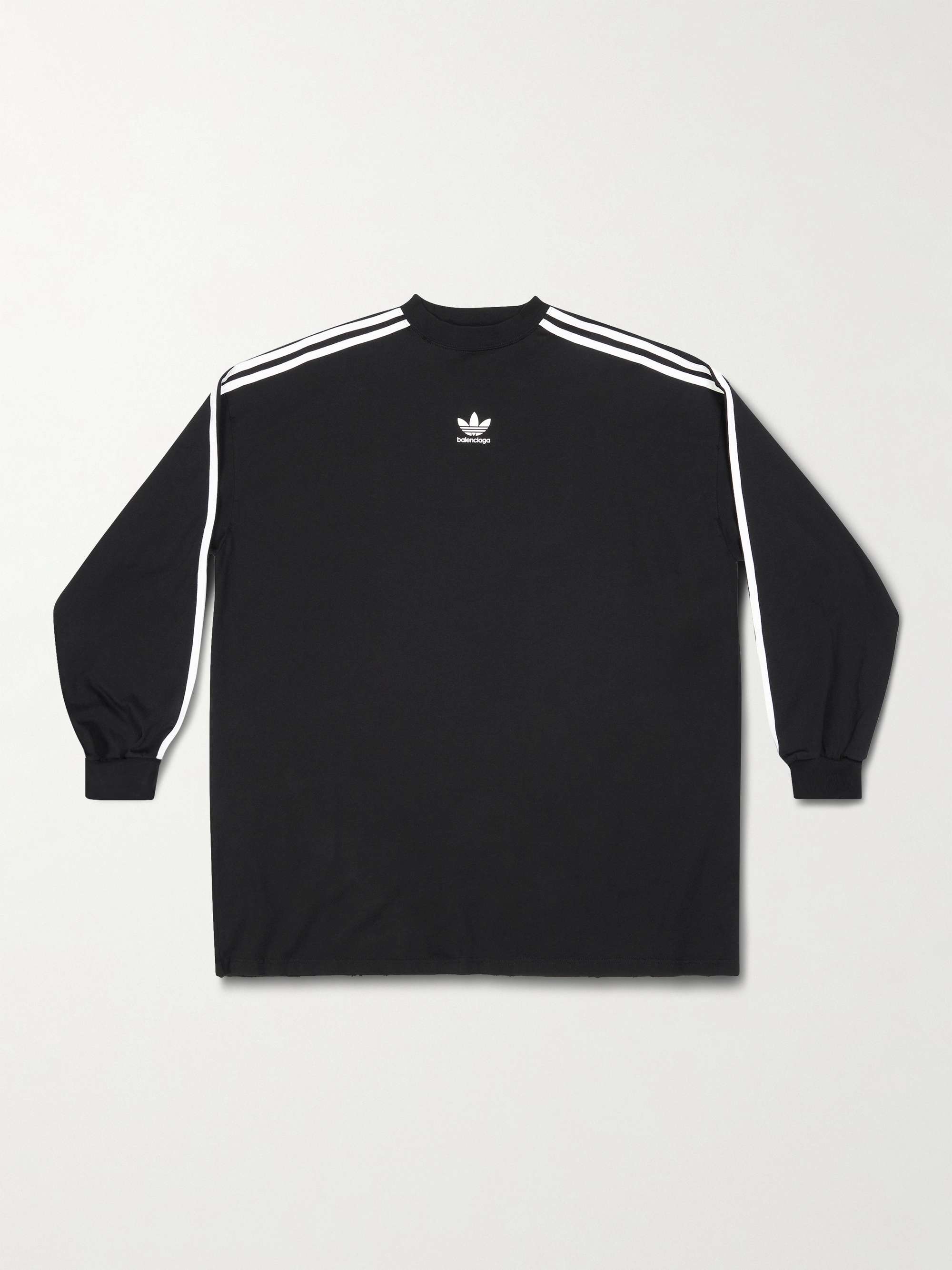 BALENCIAGA + adidas Oversized Logo-Print T-Shirt | PORTER