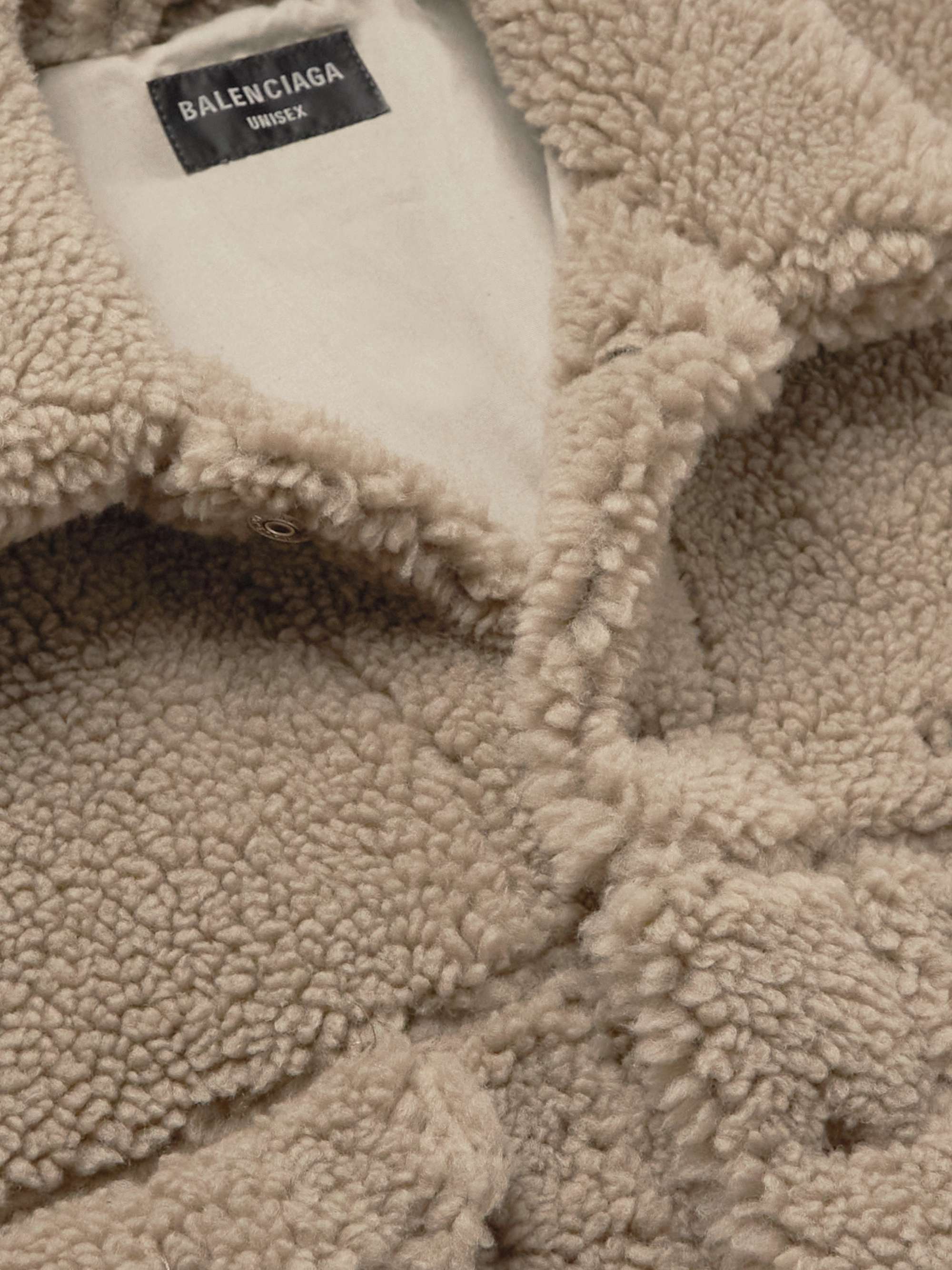BALENCIAGA Oversized Fleece Jacket