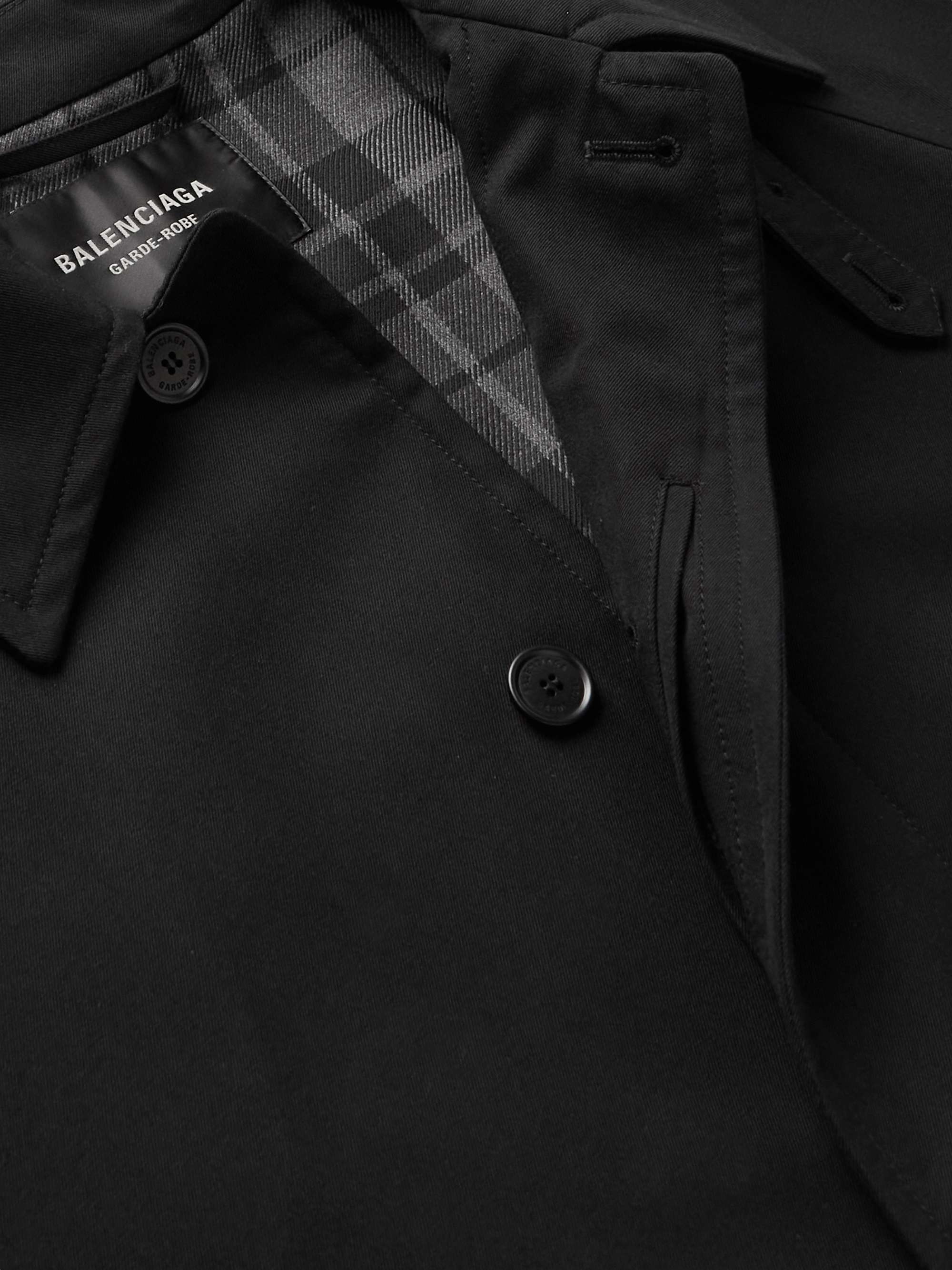 BALENCIAGA Oversized Wool and Cotton-Blend Coat
