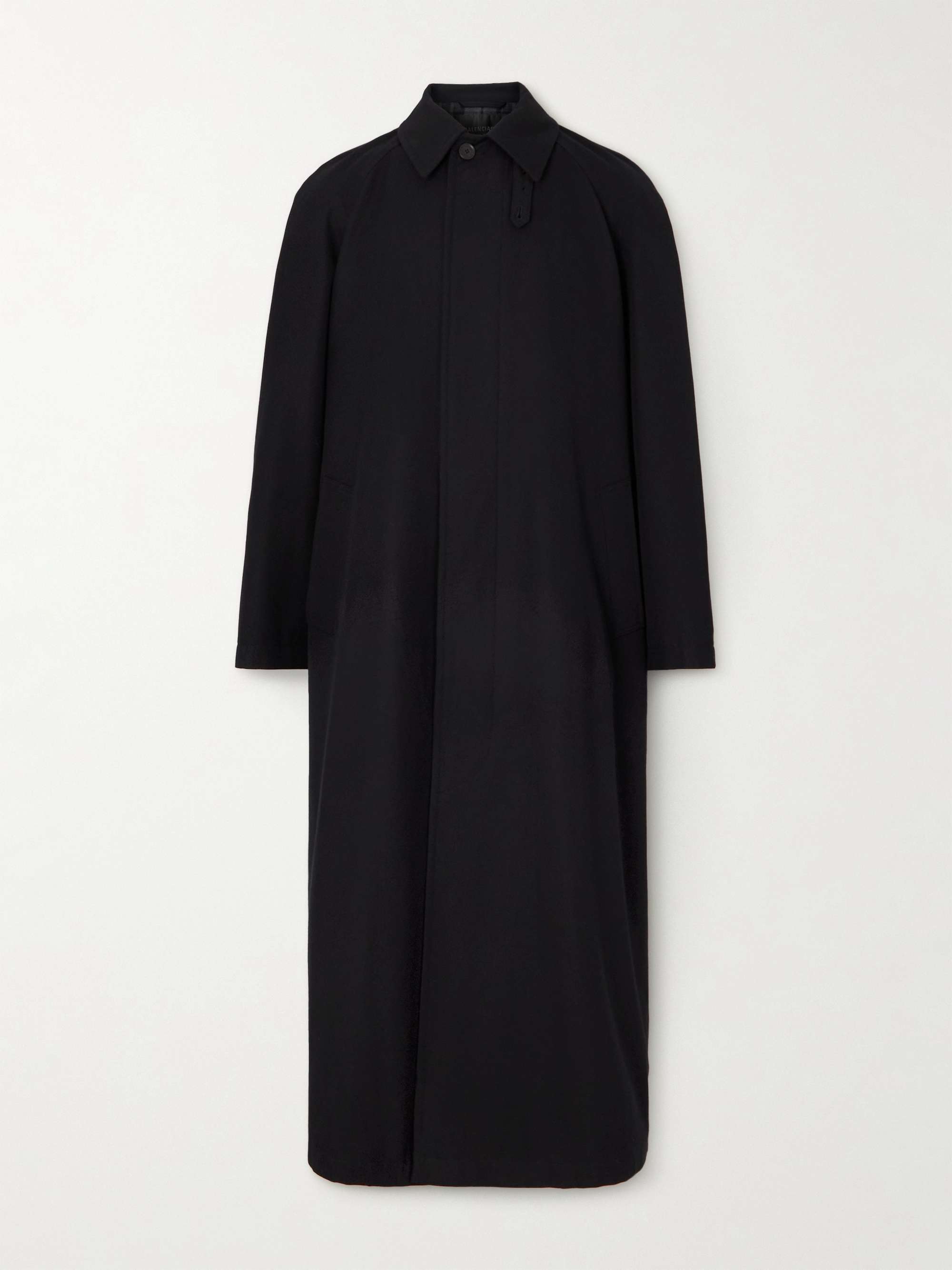 BALENCIAGA Oversized Wool and Cotton-Blend Coat for Men | MR PORTER