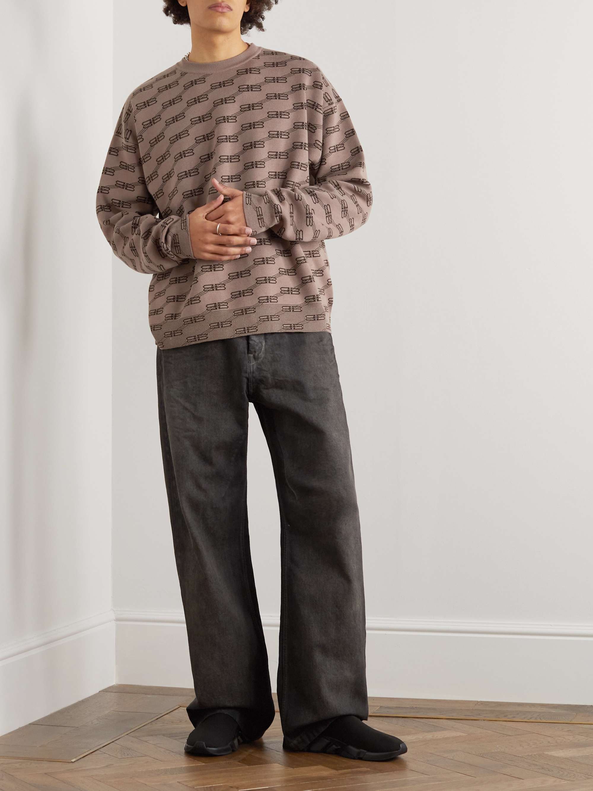 Balenciaga sales monogram sweater