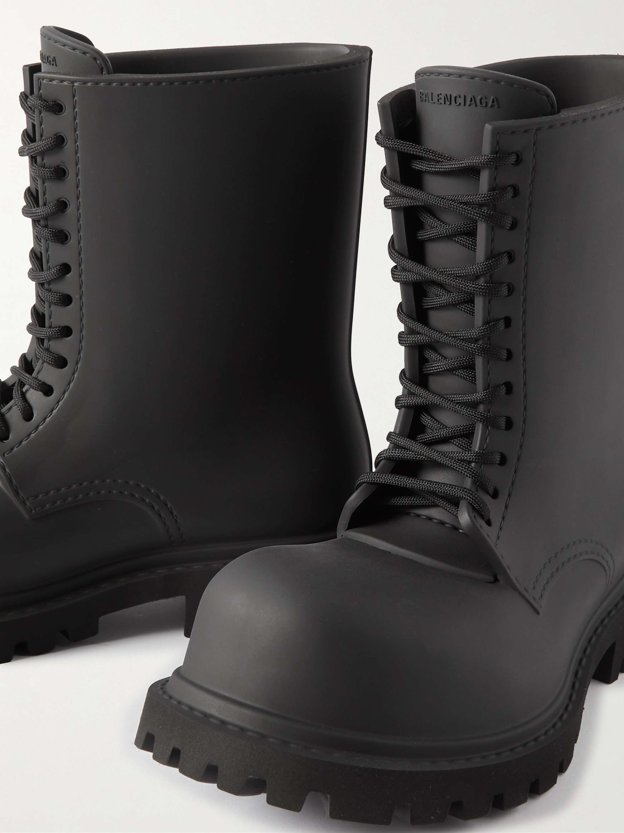 BALENCIAGA EVA Lace-Up Boots