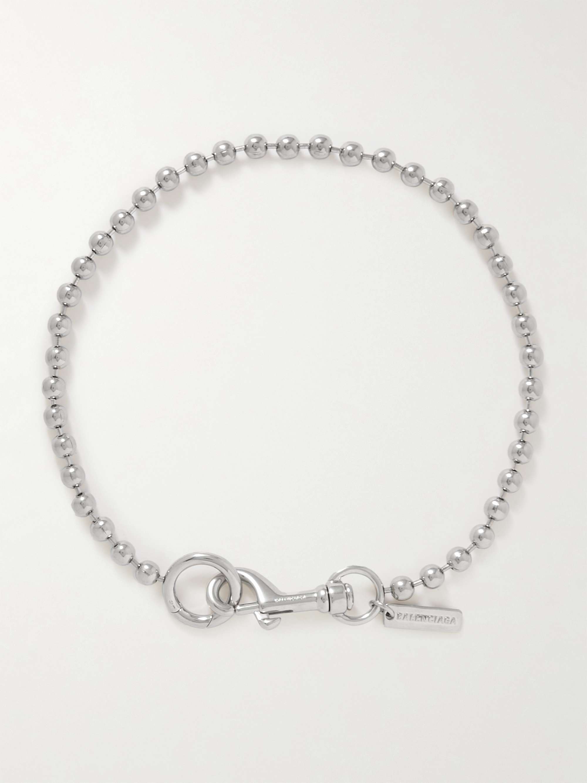 BALENCIAGA Skate Silver-Tone Necklace for Men | MR PORTER