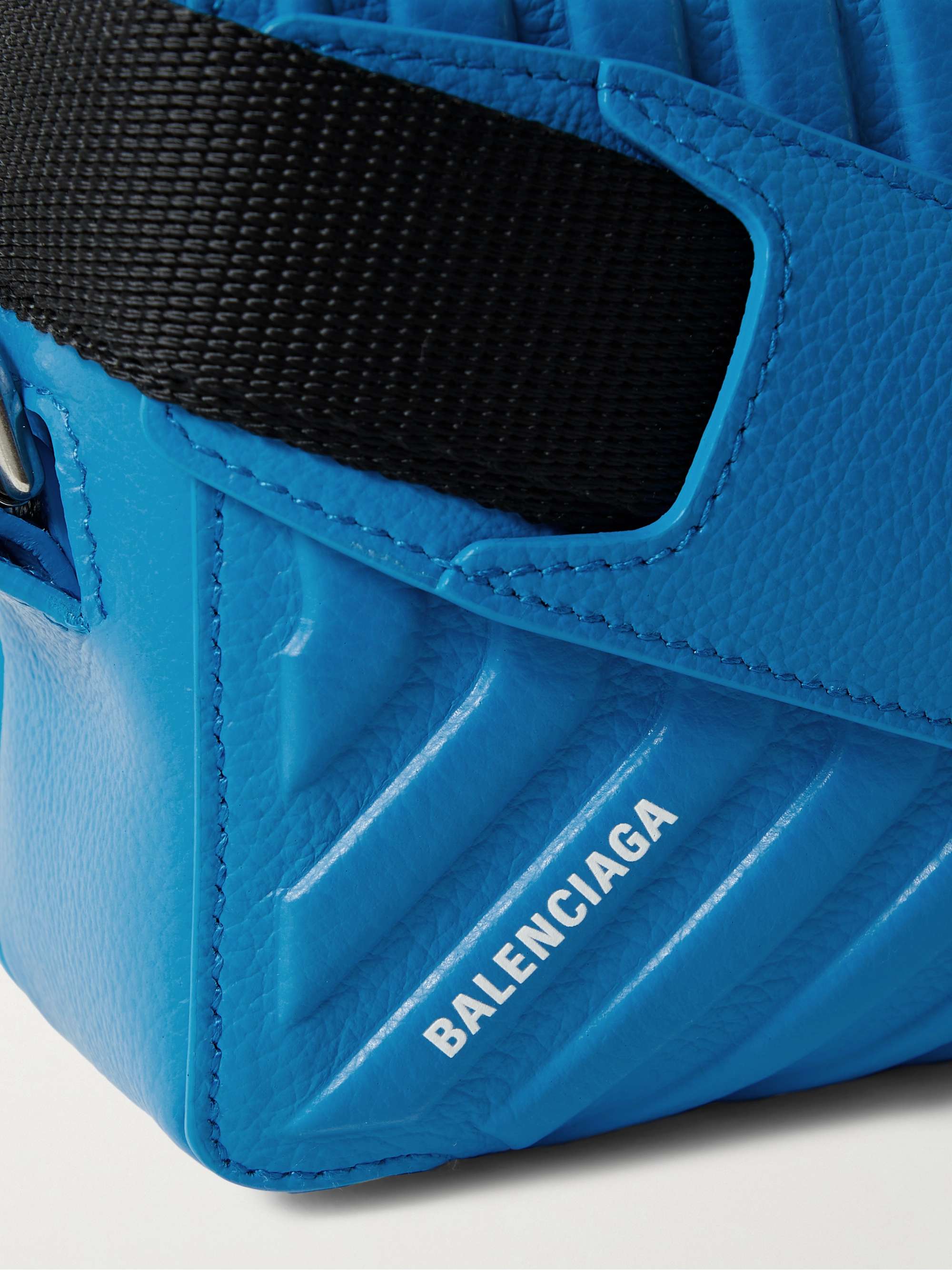 BALENCIAGA Full-Grain Leather Camera Bag