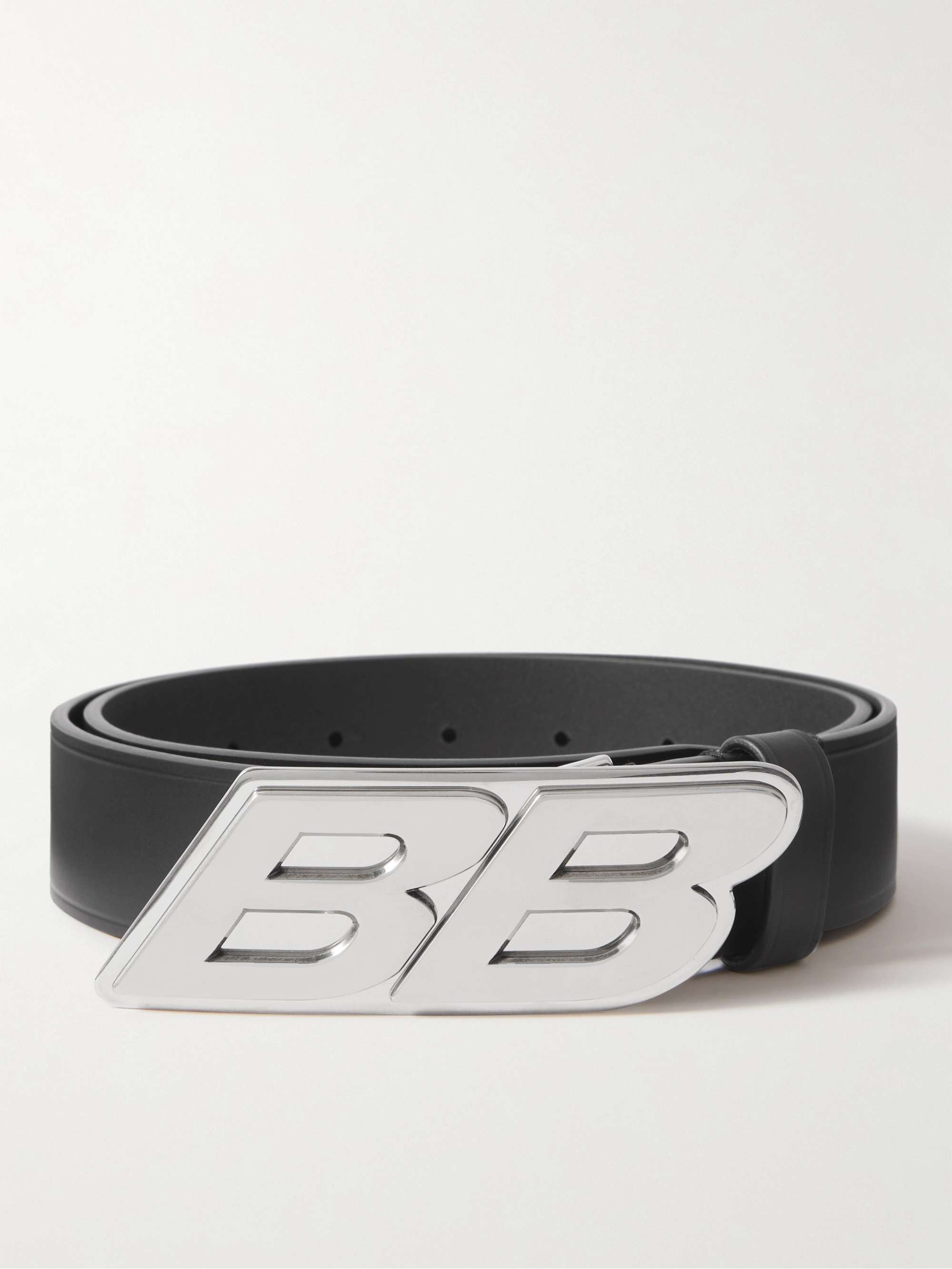 Shinkan galleri Ringlet BALENCIAGA 3.5cm Logo-Embellished Leather Belt | MR PORTER