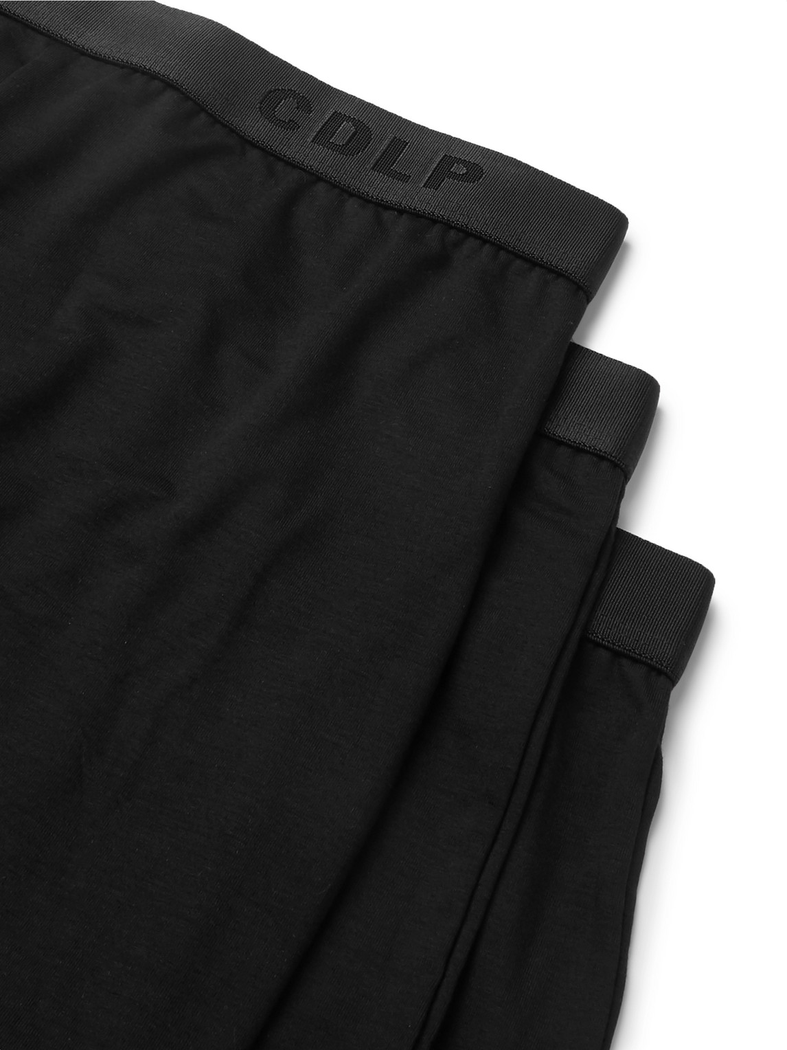Cdlp Three-pack Stretch-lyocell Boxer Briefs In Black