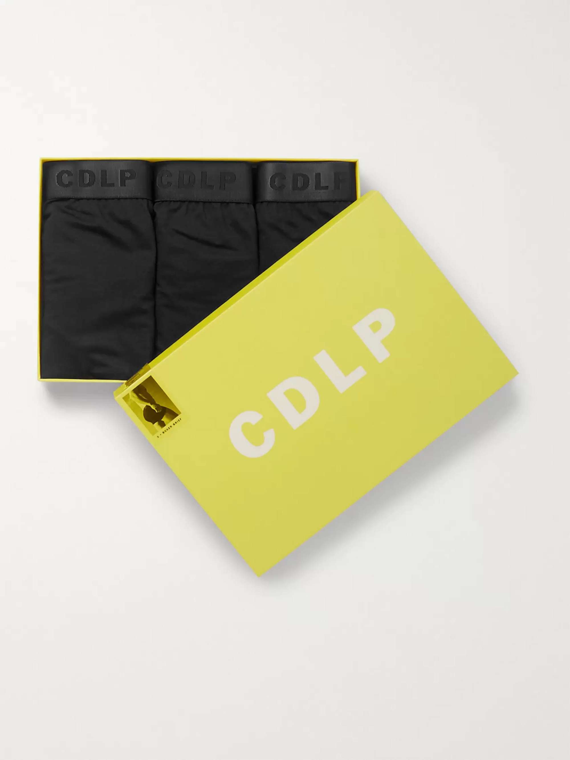 CDLP Three-Pack Stretch-Lyocell Boxer Briefs