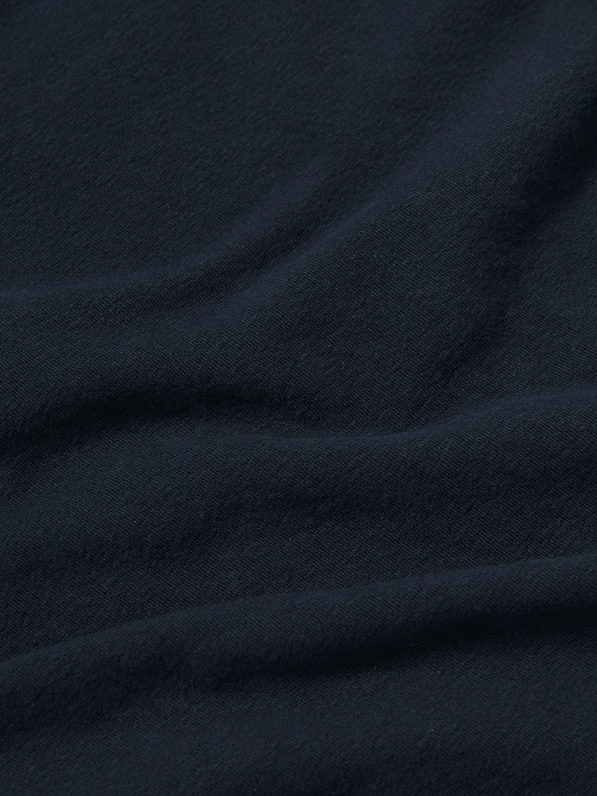 JAMES PERSE Brushed Cotton-Blend Jersey Polo Shirt