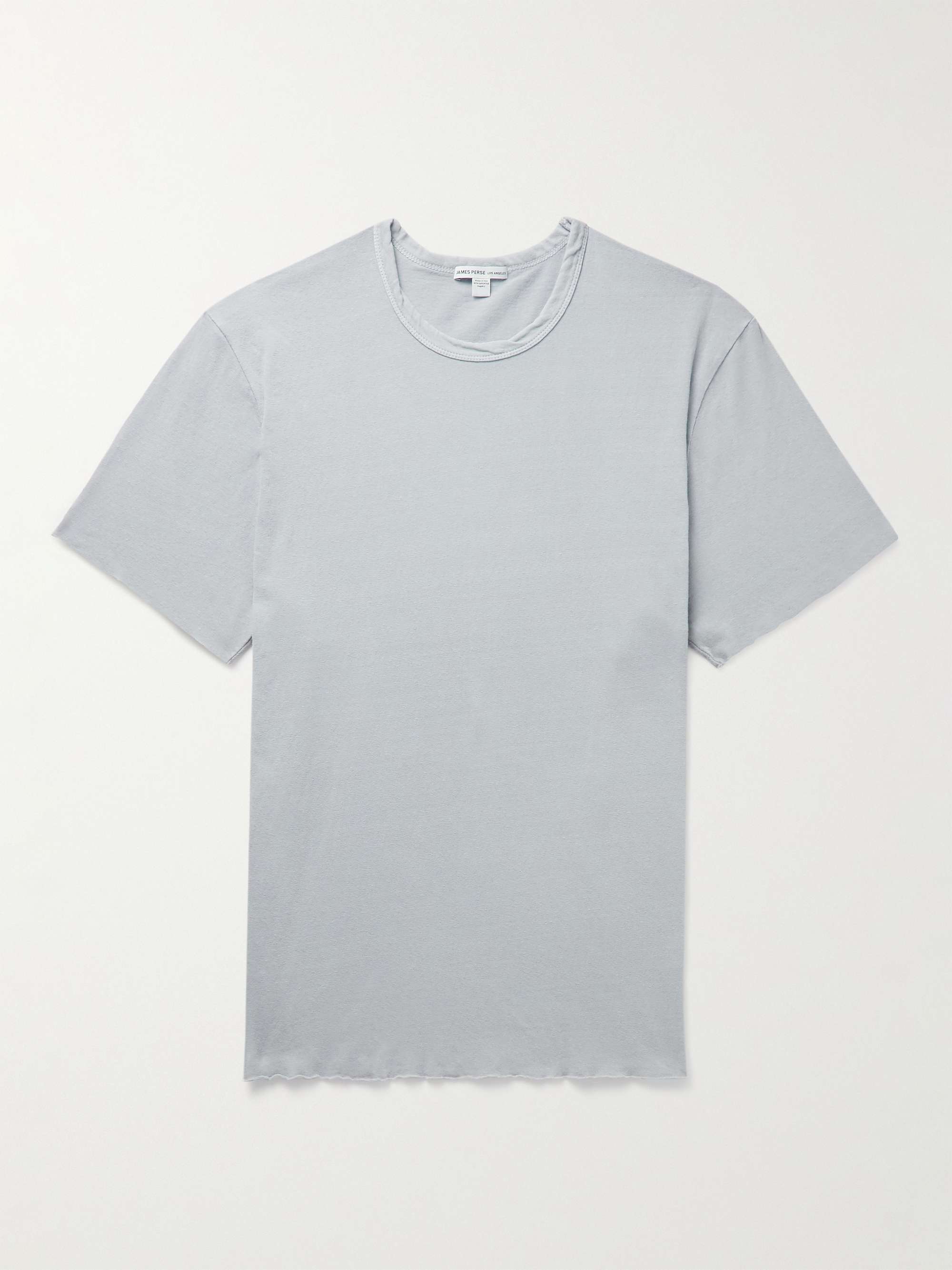 JAMES PERSE Slub Cotton and Linen-Blend Jersey T-Shirt