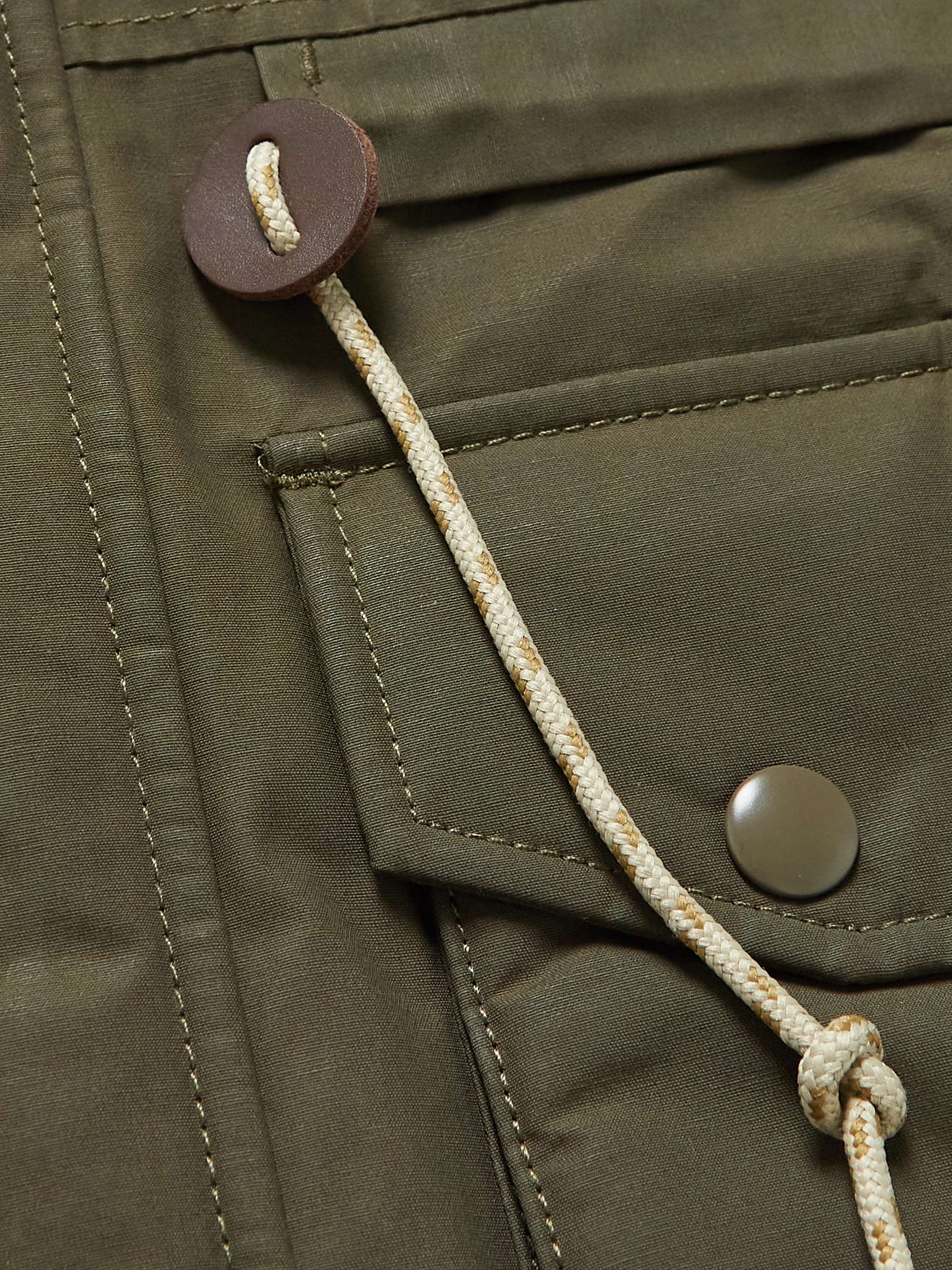 J.CREW Outdoorsman Fleece-Lined Padded Twill Parka