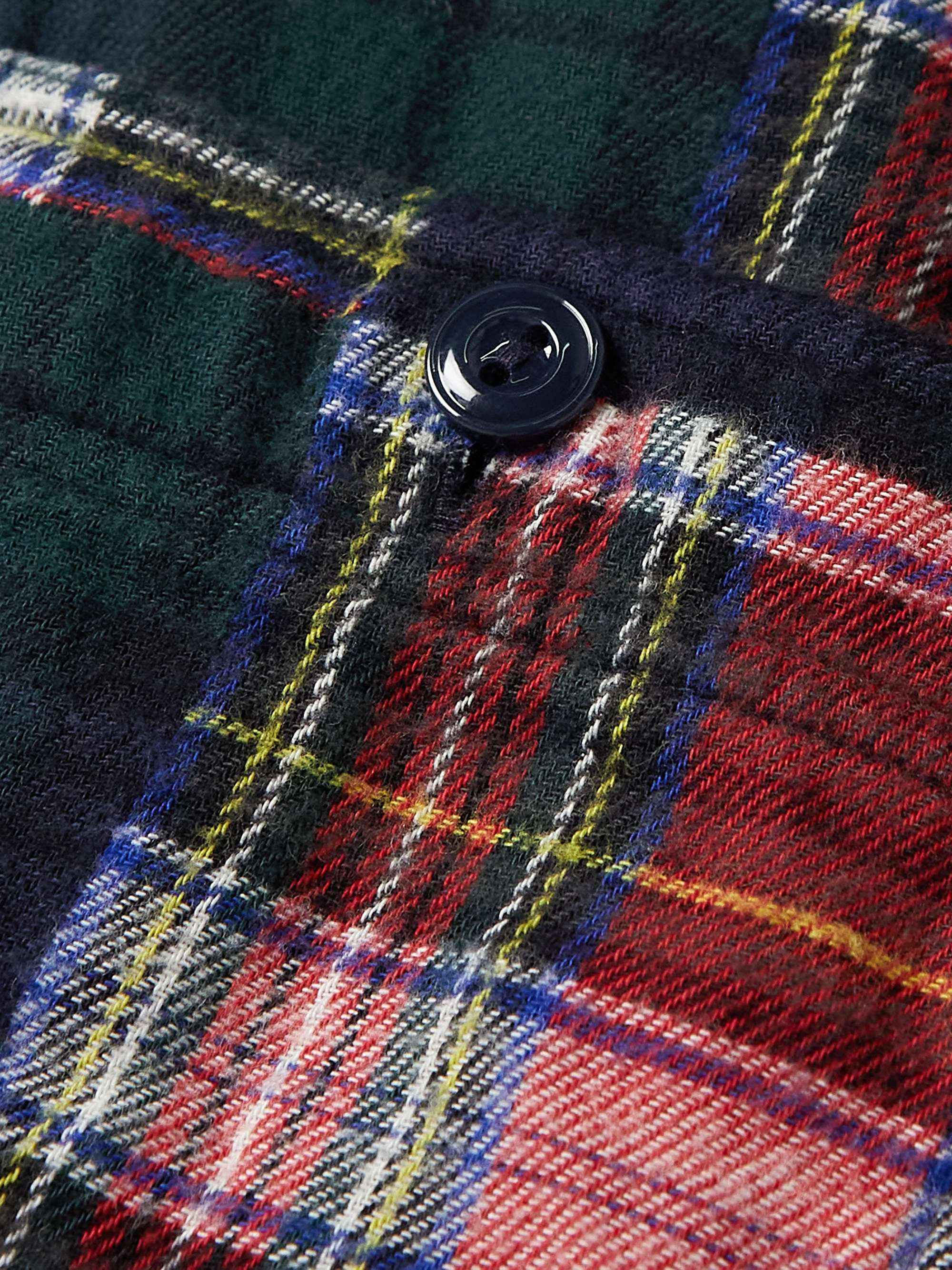 J.CREW Holiday Patchwork Cotton-Flannel Shirt