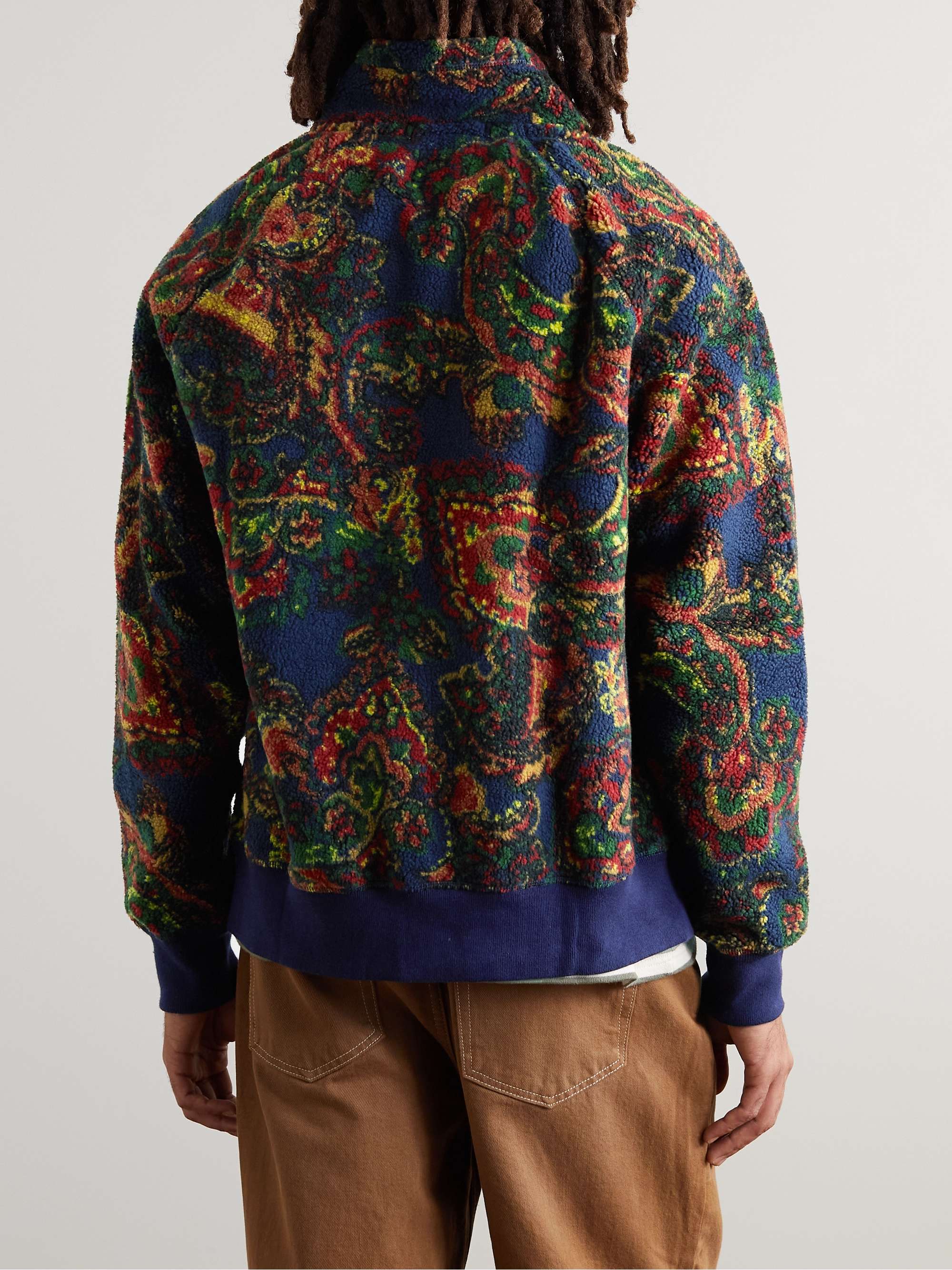 J.CREW Paisley-Print Fleece Jacket for Men | MR PORTER