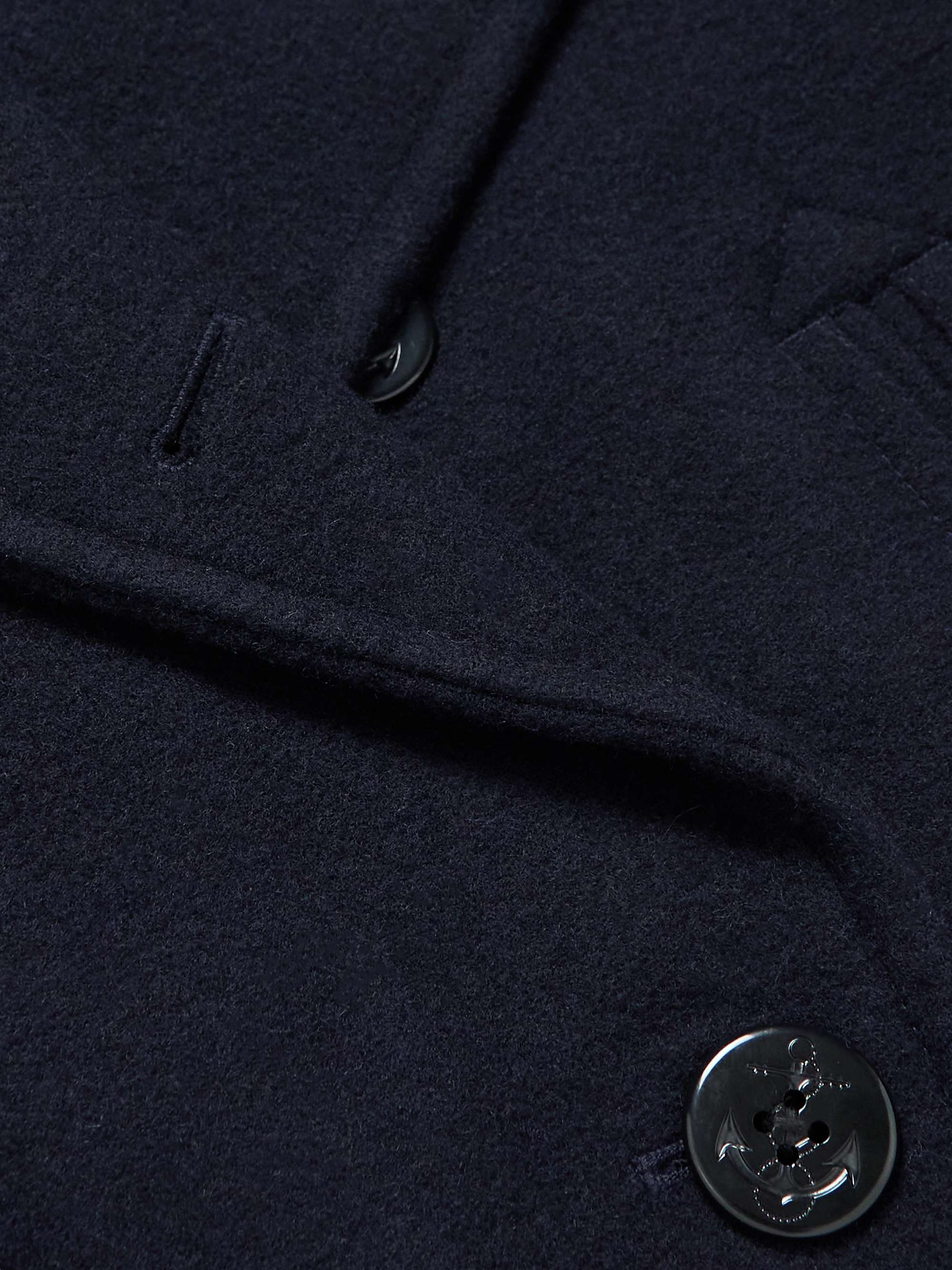 J.CREW Icon Dock Wool-Blend Peacoat