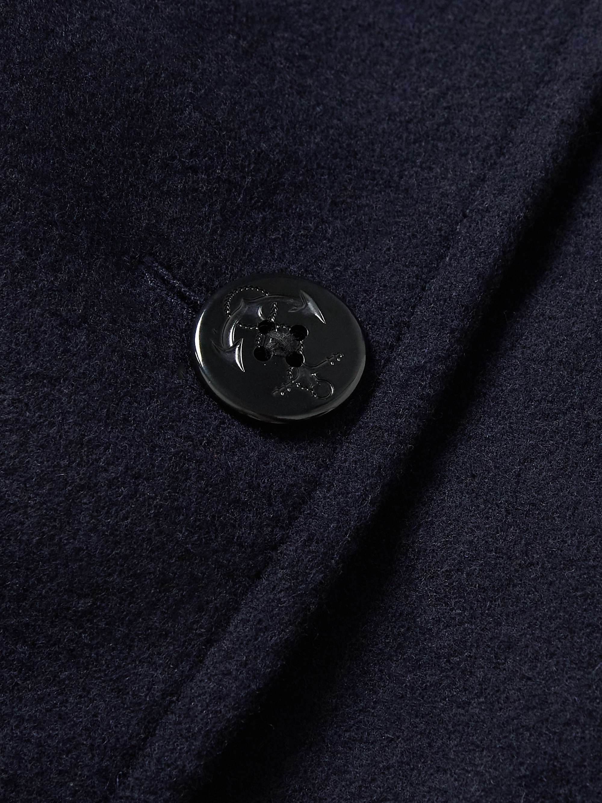 J.CREW Icon Dock Wool-Blend Peacoat