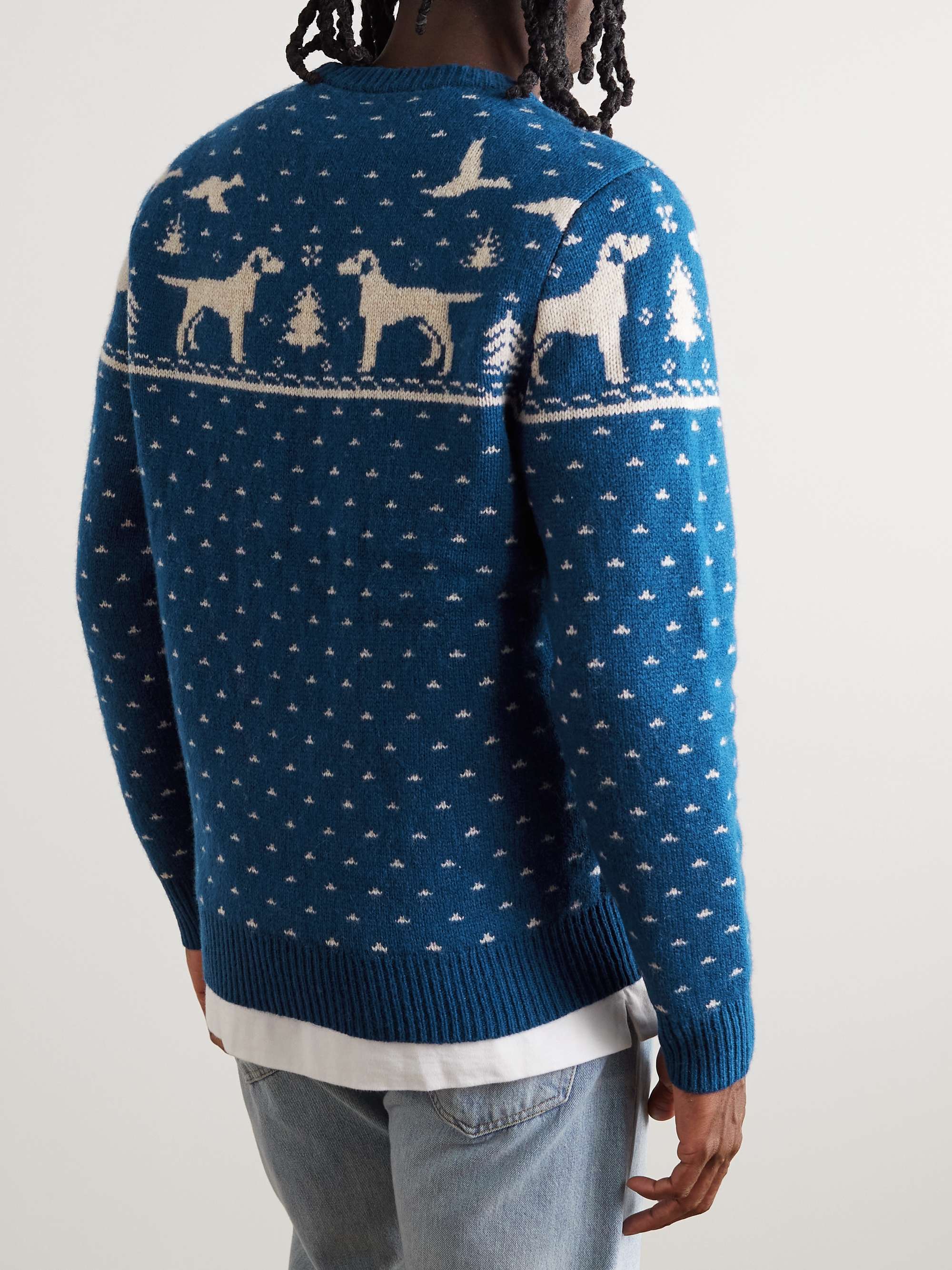 J.CREW Intarsia Wool Sweater for Men | MR PORTER