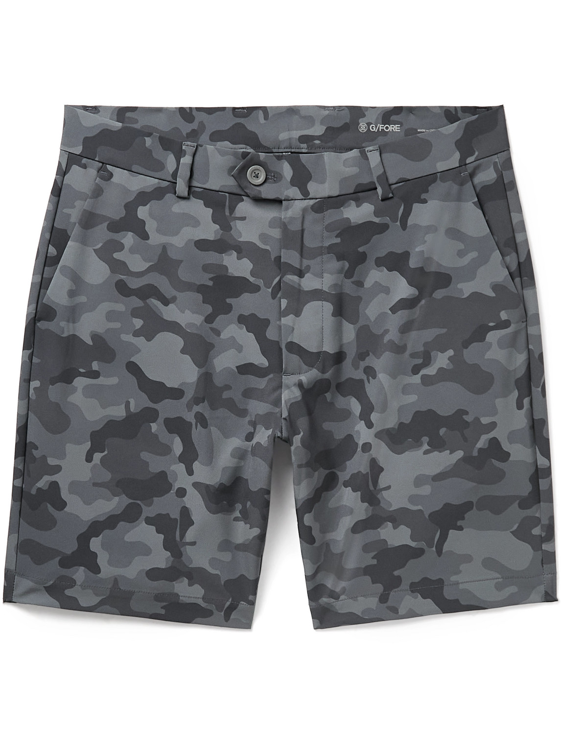 Maverick Hybrid Straight-Leg Camouflage-Print Stretch-Shell Golf Shorts