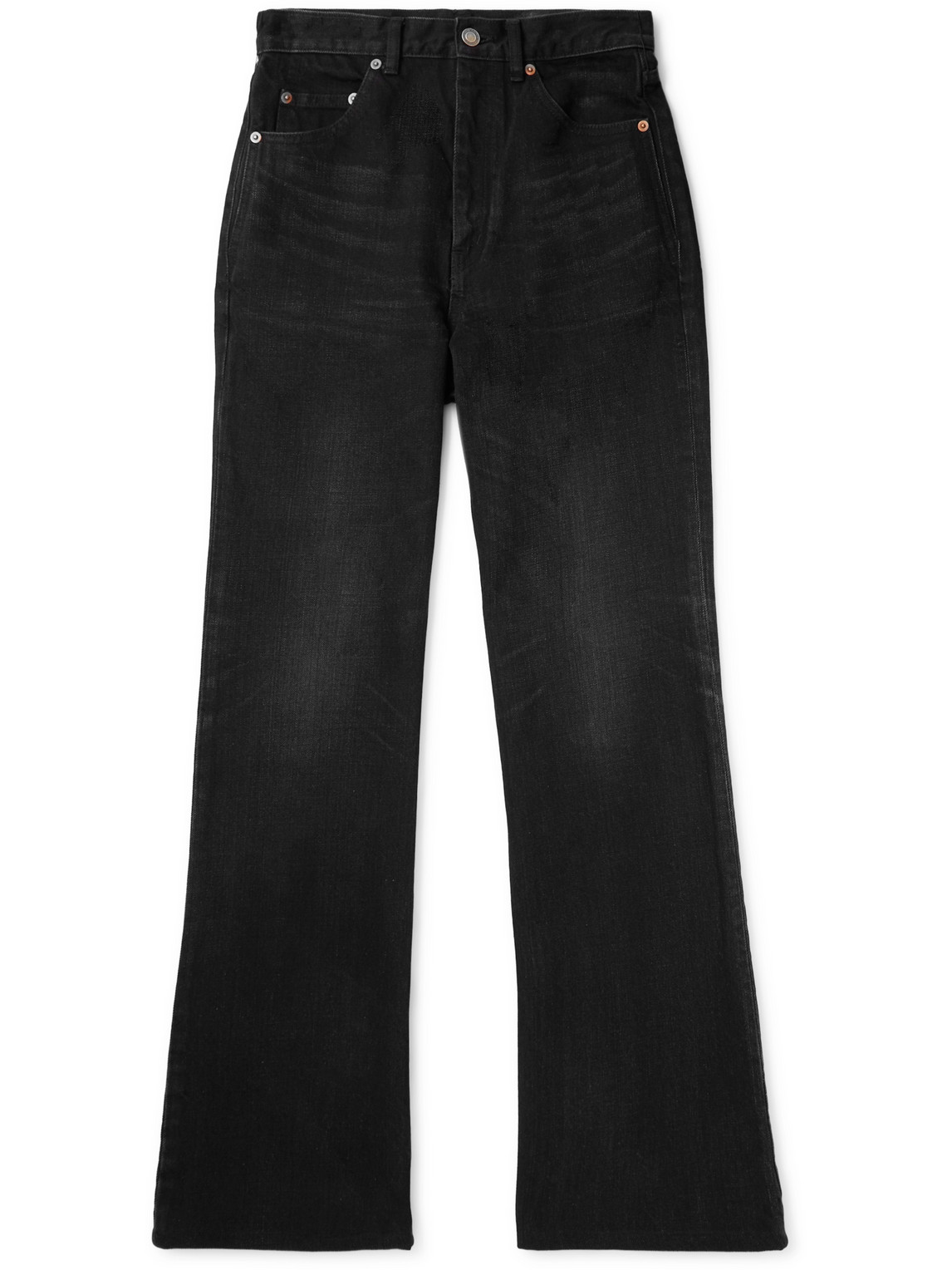 Saint Laurent 70's Flared Jeans In Black