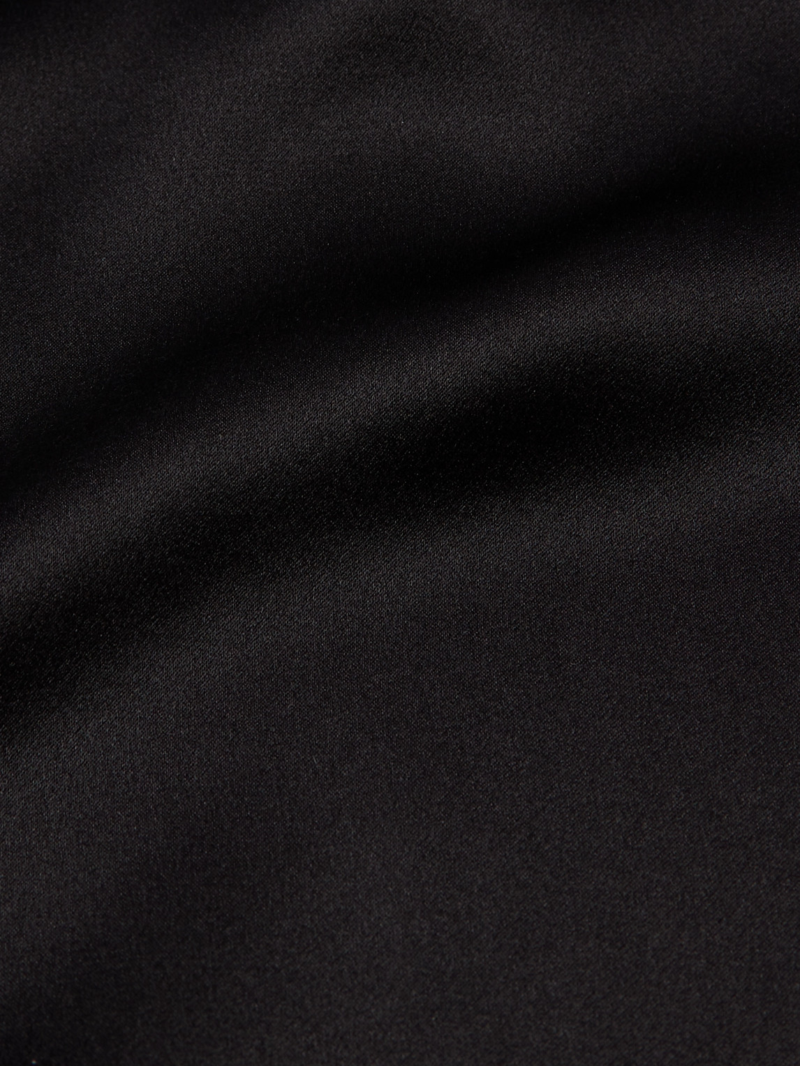 Shop Saint Laurent Silk-satin Shirt In Black