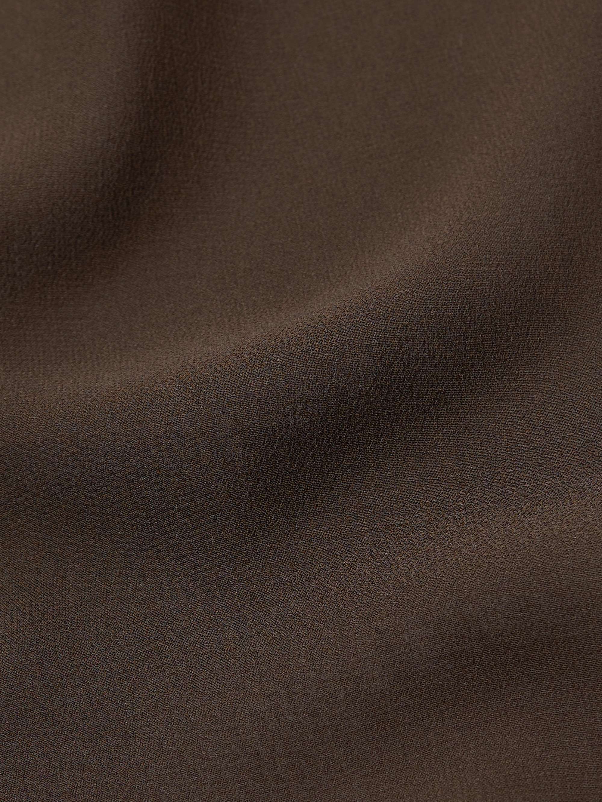 SAINT LAURENT Silk-Georgette Shirt