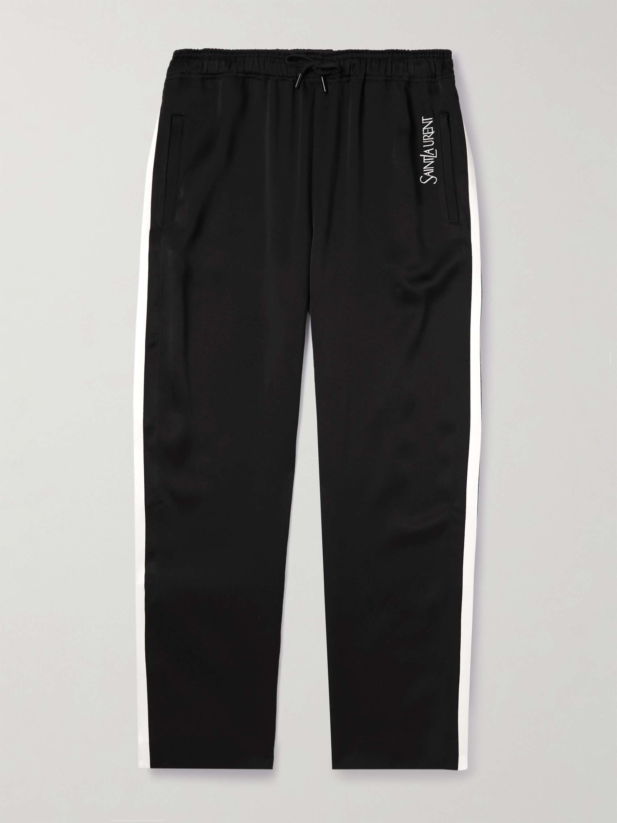 Straight Leg Satin Jersey Sweatpants